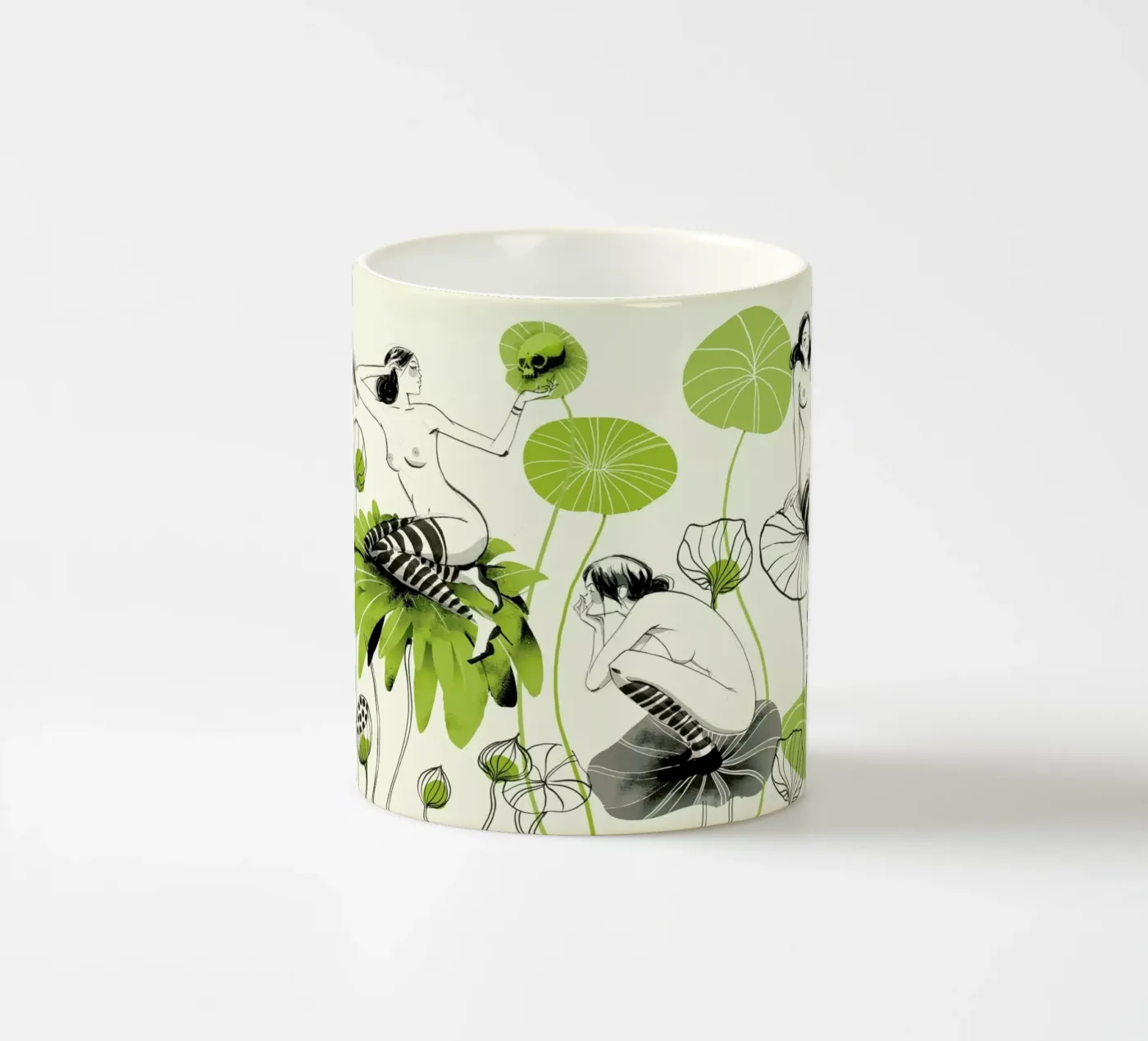 Bored ceramic mug by Pietari Posti