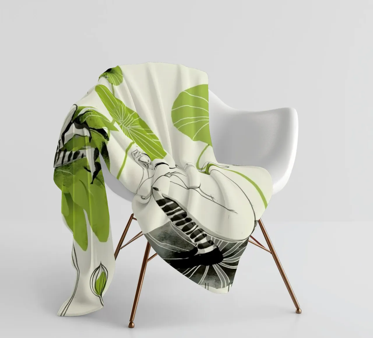 Bored Fleecedecke von Pietari Posti