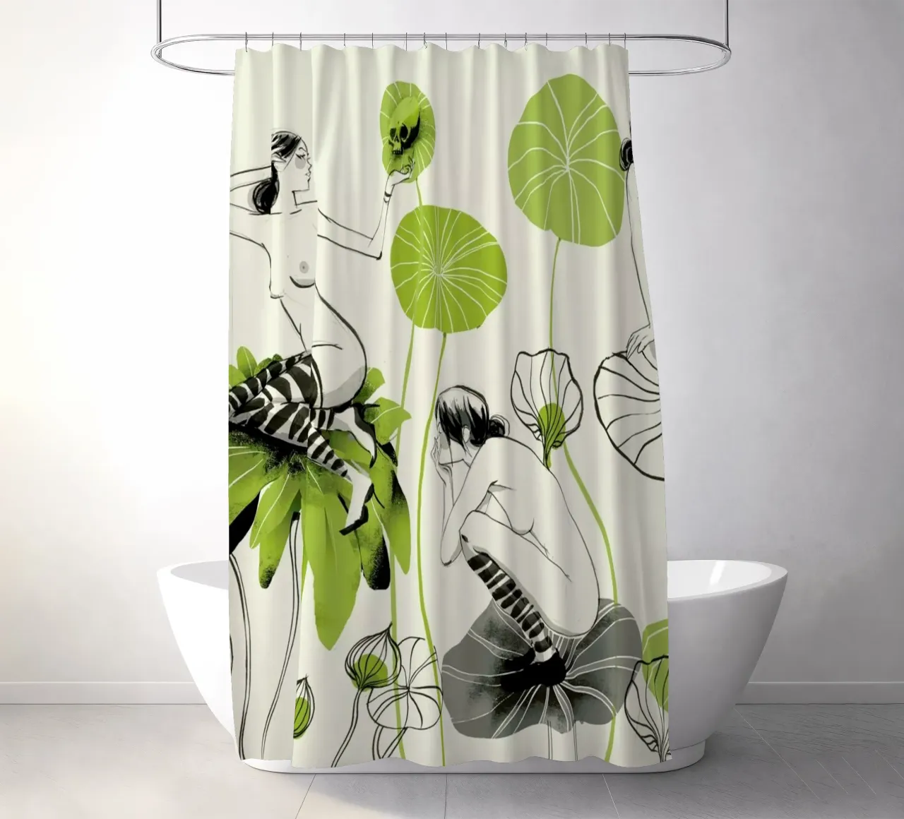 Bored Duschvorhang von Pietari Posti