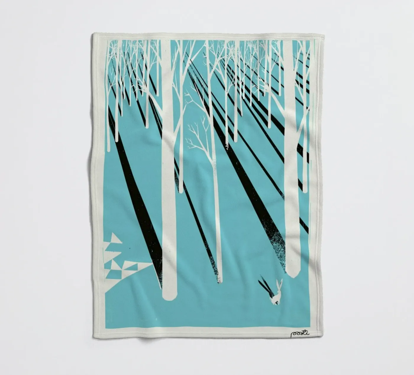 Forest 1 Fleecedecke von Pietari Posti