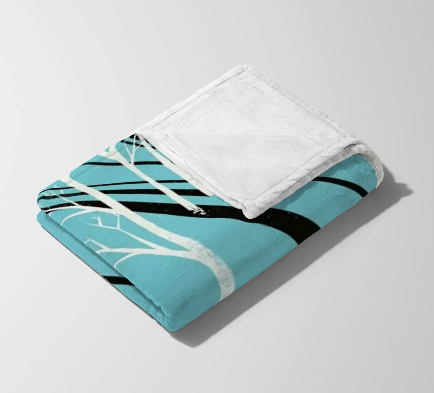 Forest 1 Fleecedecke von Pietari Posti