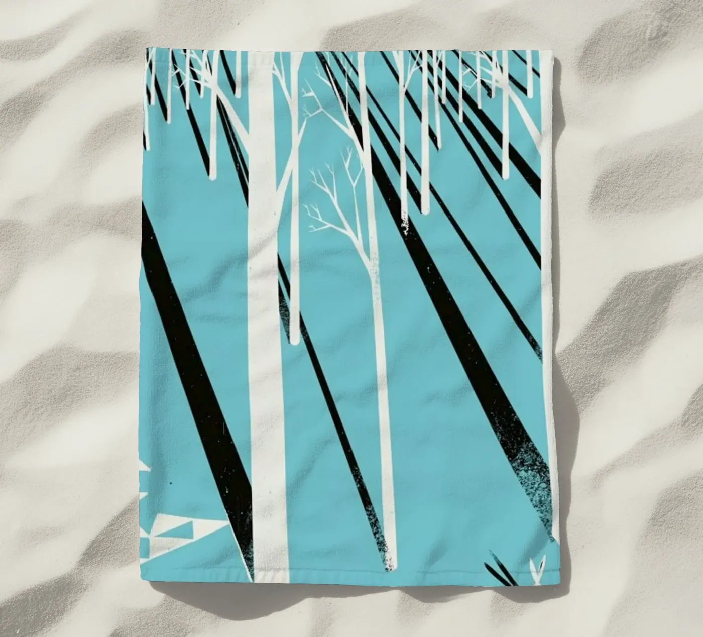 Forest 1 beach towel by Pietari Posti