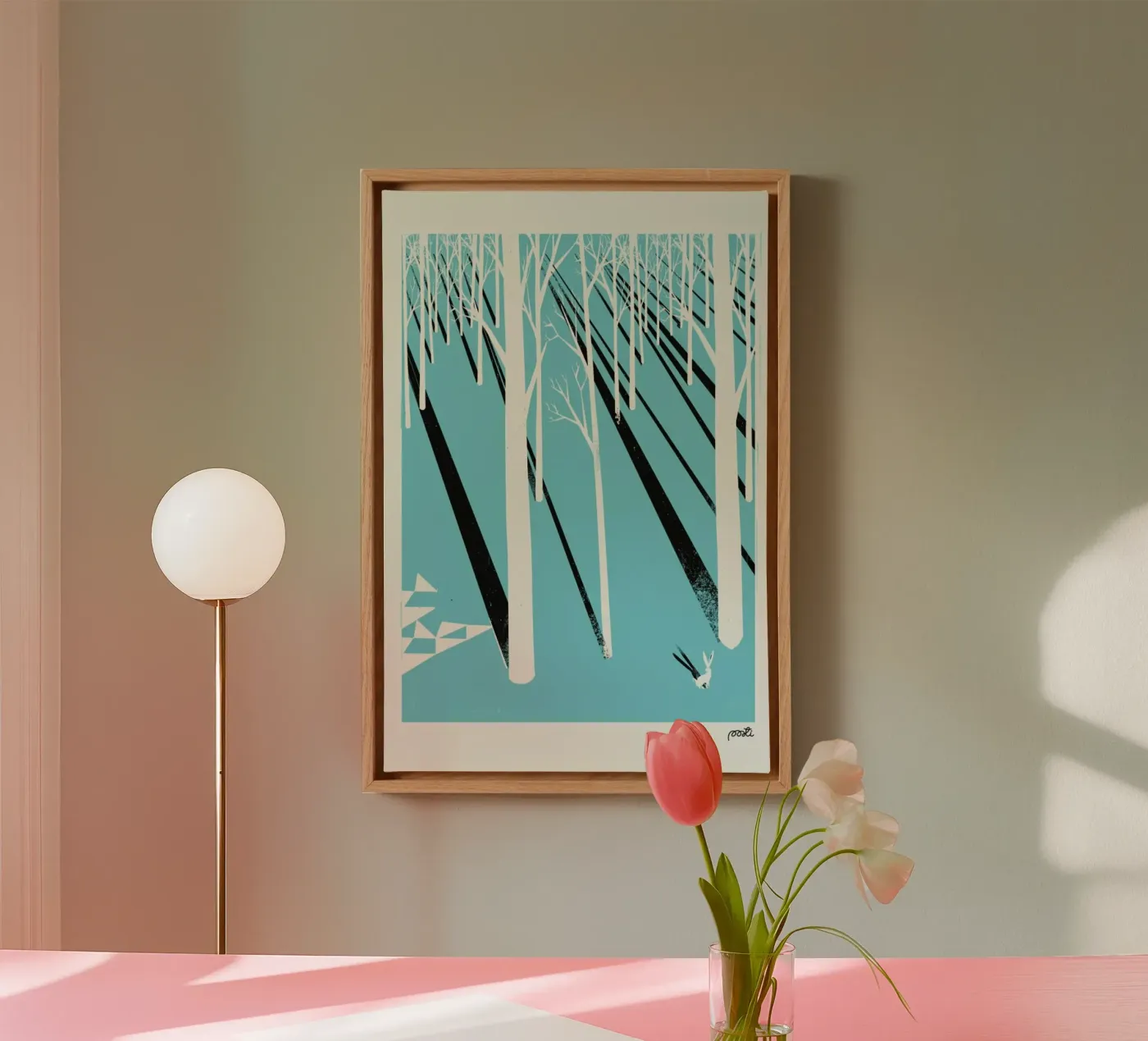 Forest 1 canvas van Pietari Posti