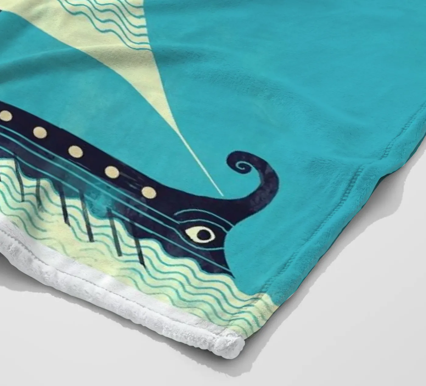 Sail fleece blanket by Pietari Posti