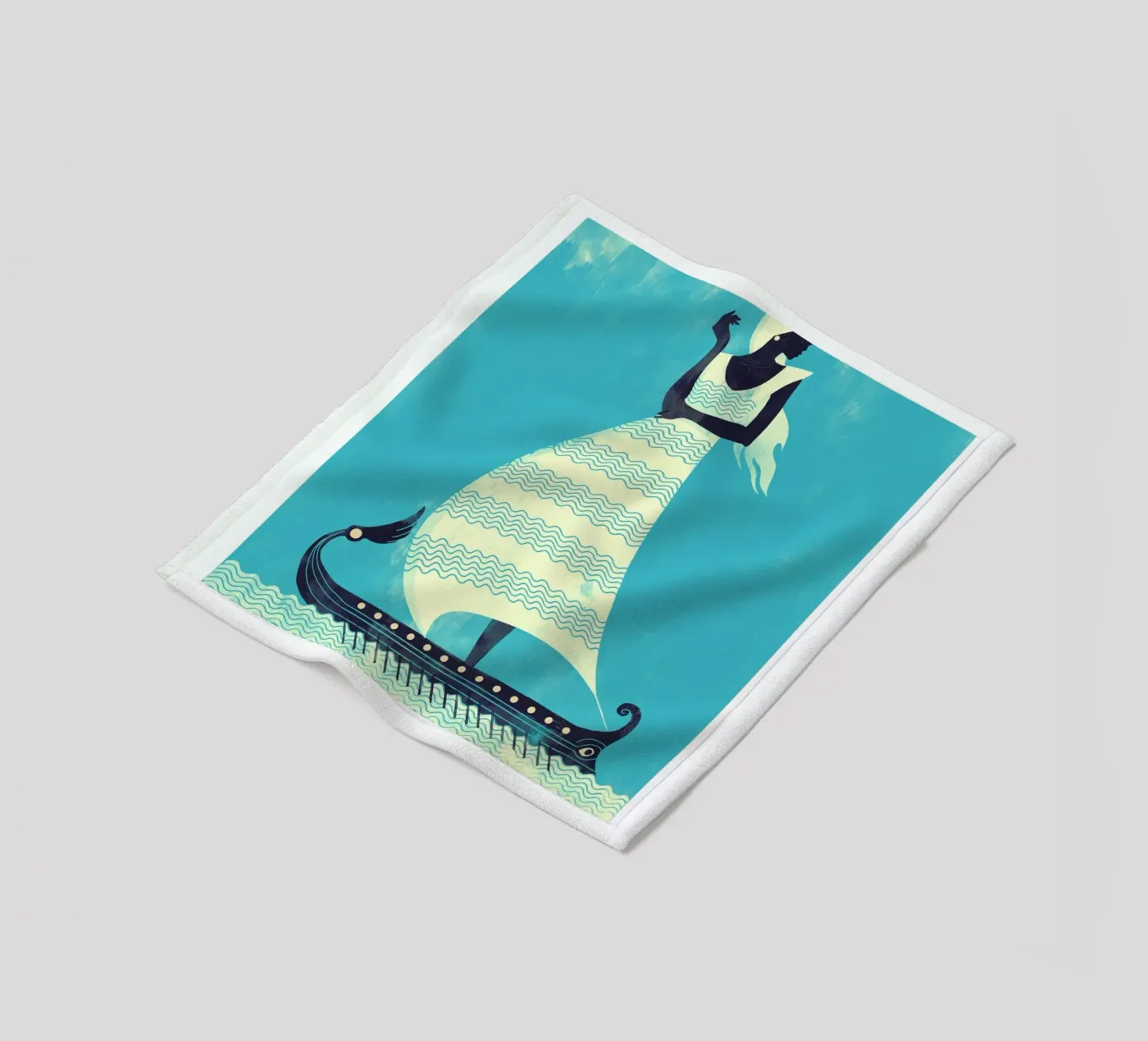Sail fleece blanket by Pietari Posti