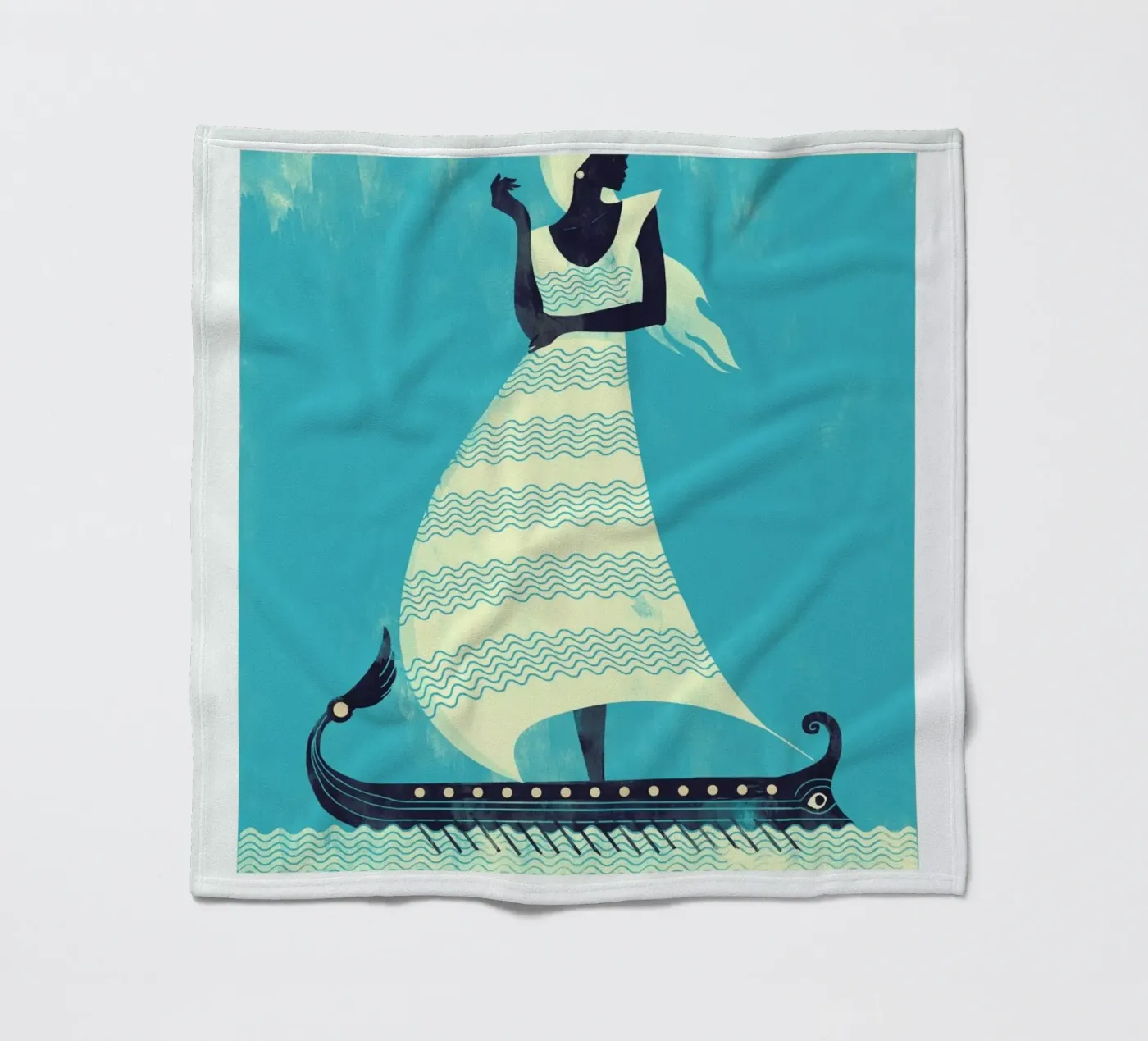 Sail fleece blanket by Pietari Posti