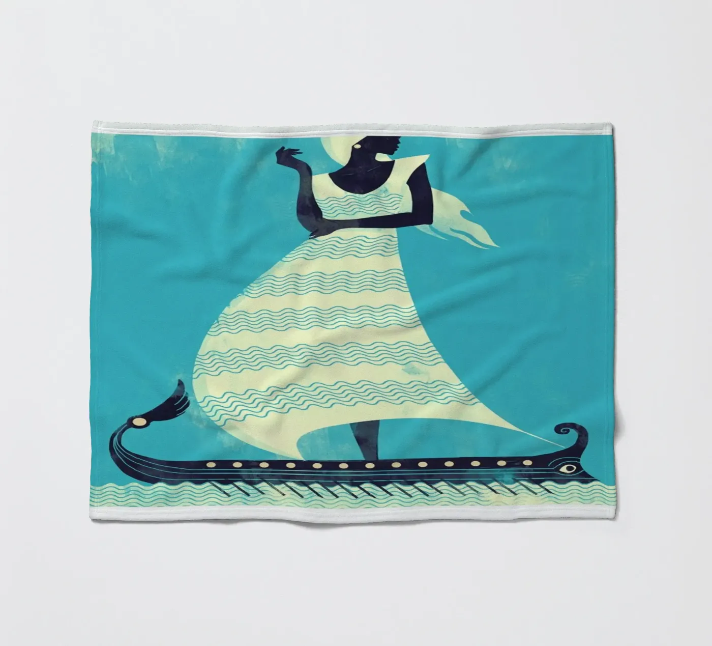 Sail fleece blanket by Pietari Posti