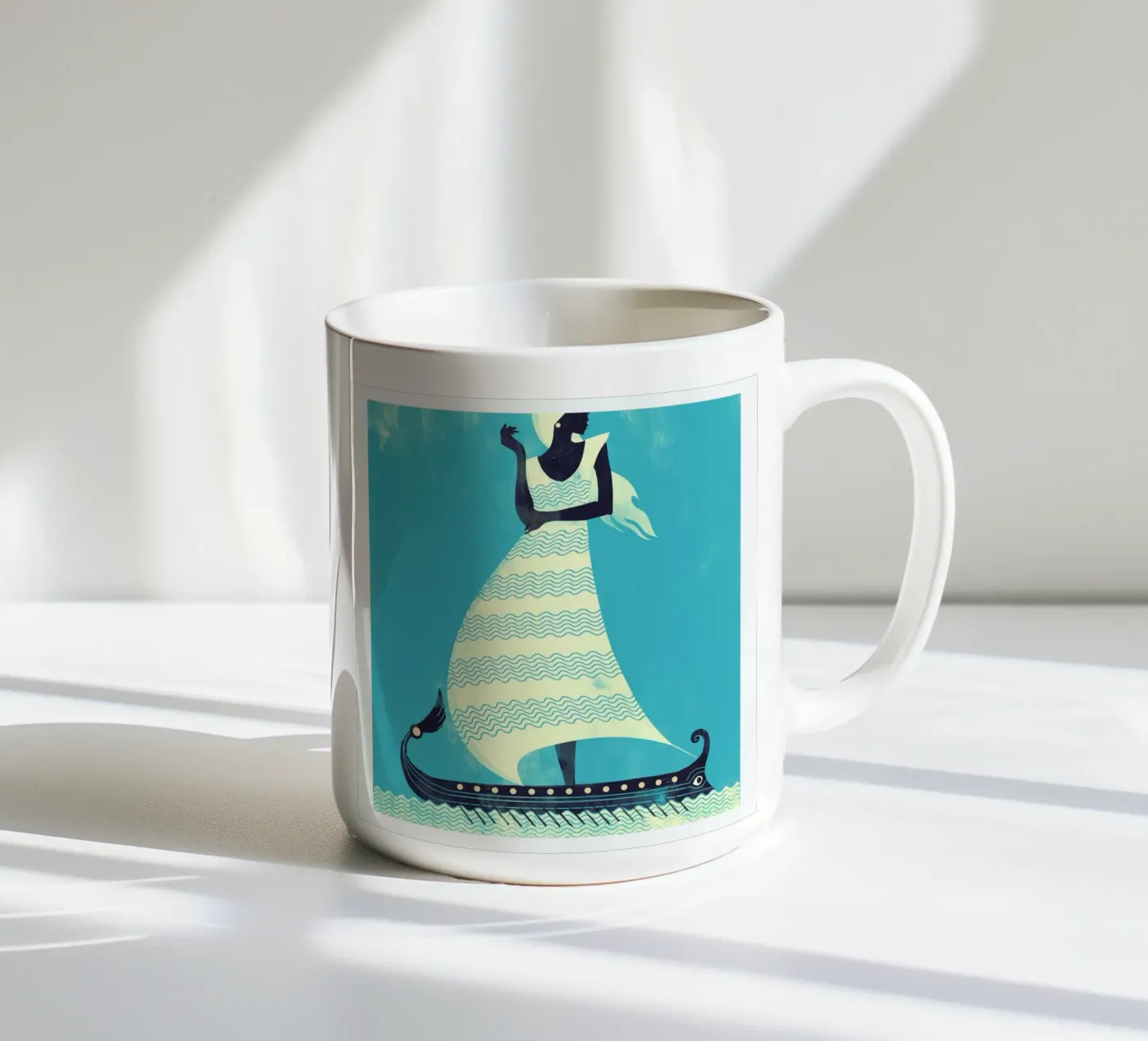 Sail ceramic mug by Pietari Posti