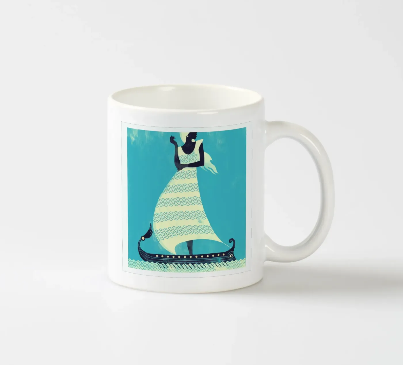 Sail ceramic mug by Pietari Posti