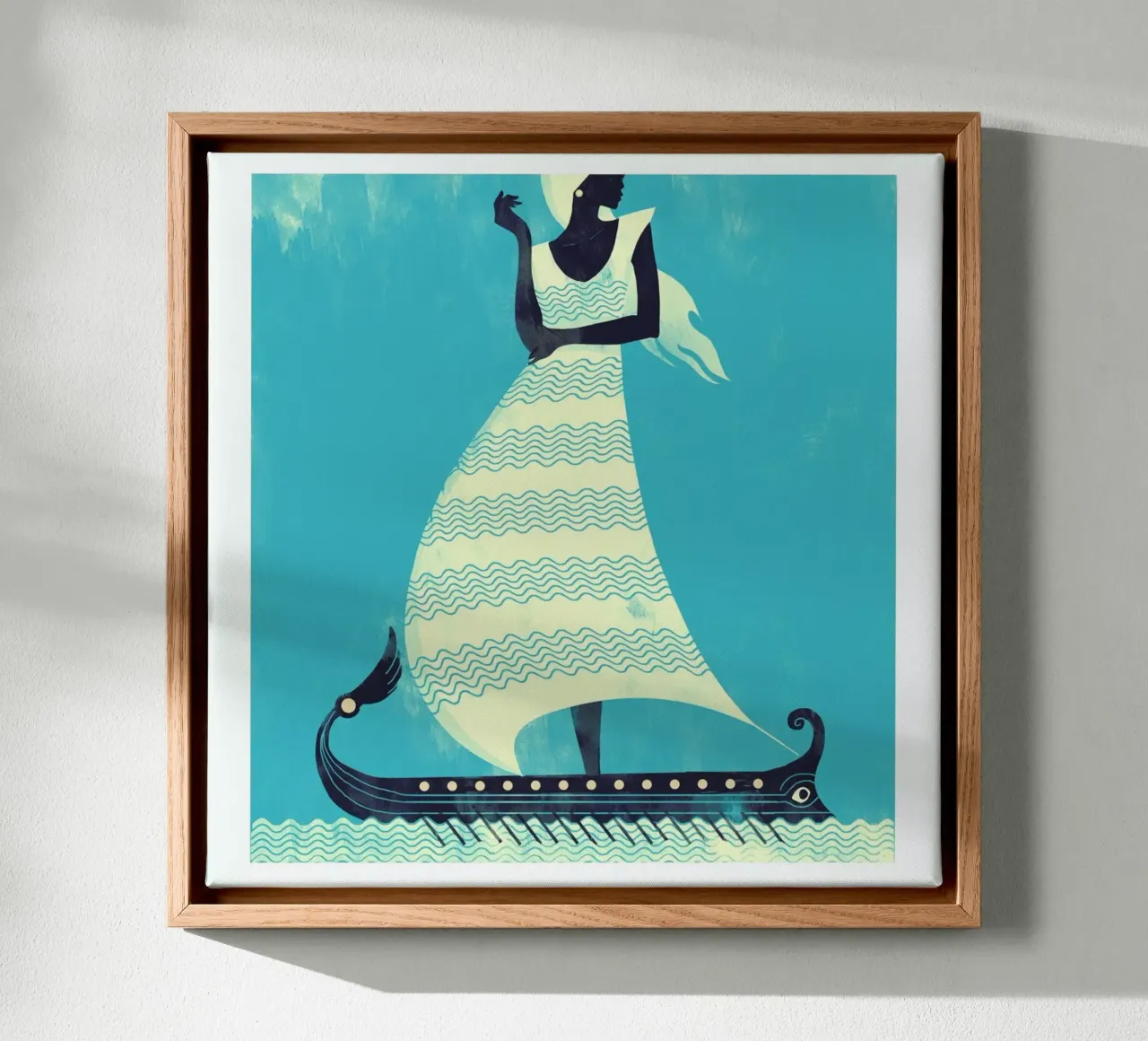 Sail canvas with Floater frame by Pietari Posti