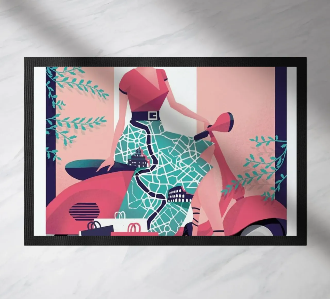 Rome doormat by Pietari Posti