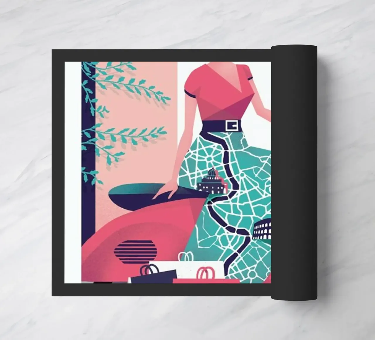 Rome doormat by Pietari Posti