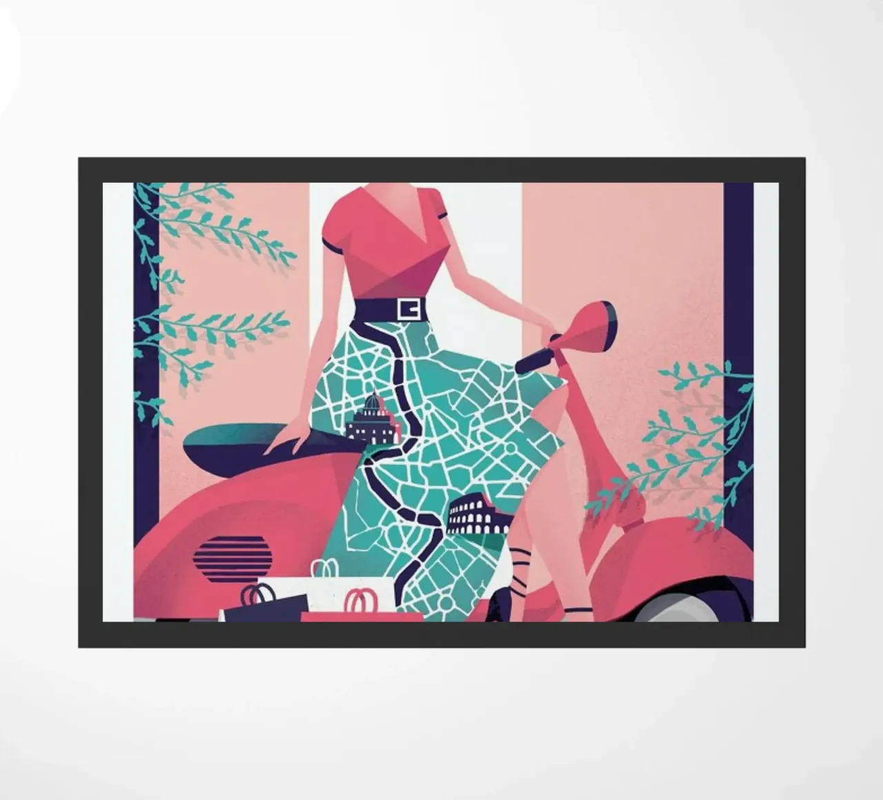 Rome doormat by Pietari Posti