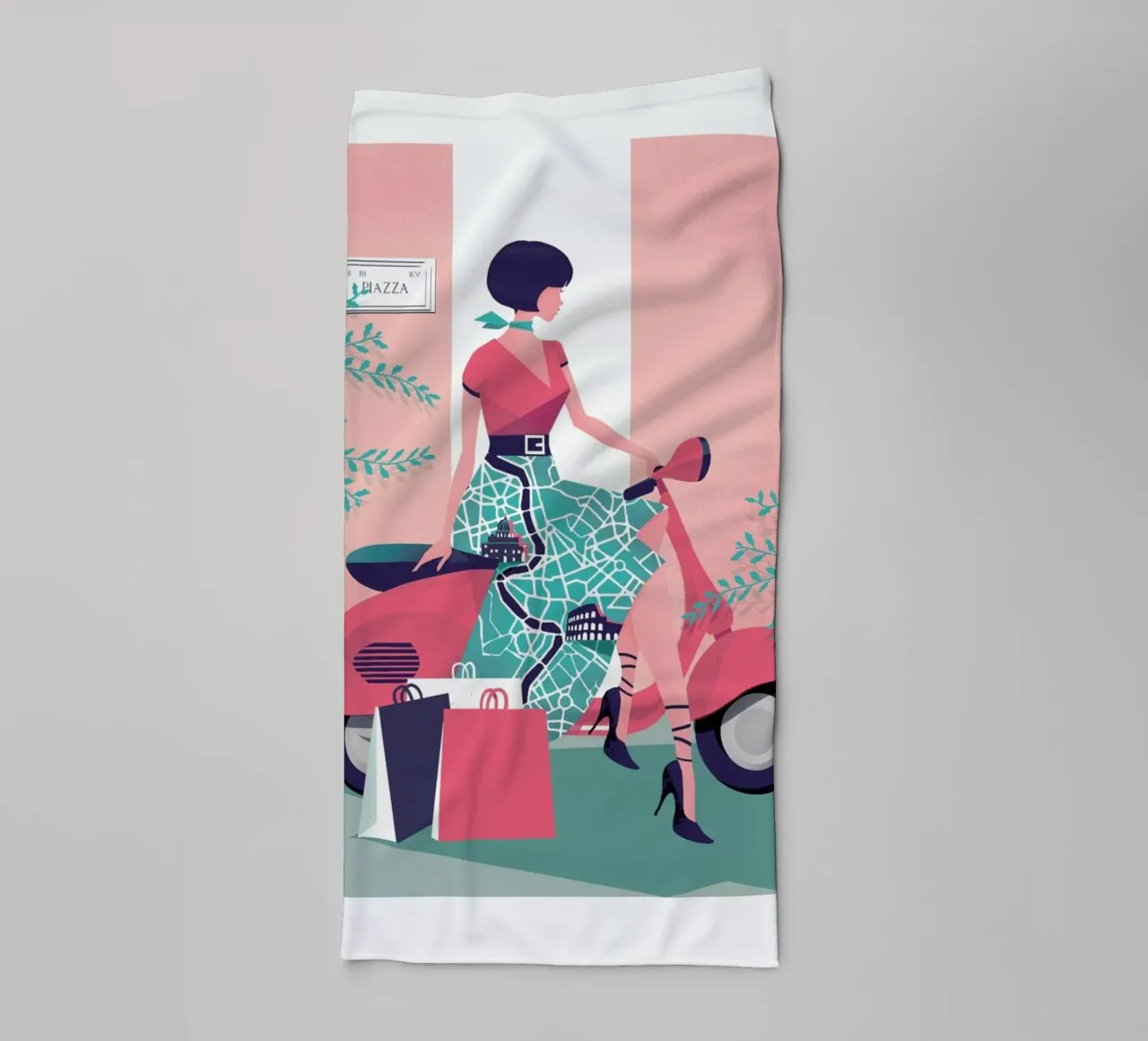 Rome towel by Pietari Posti