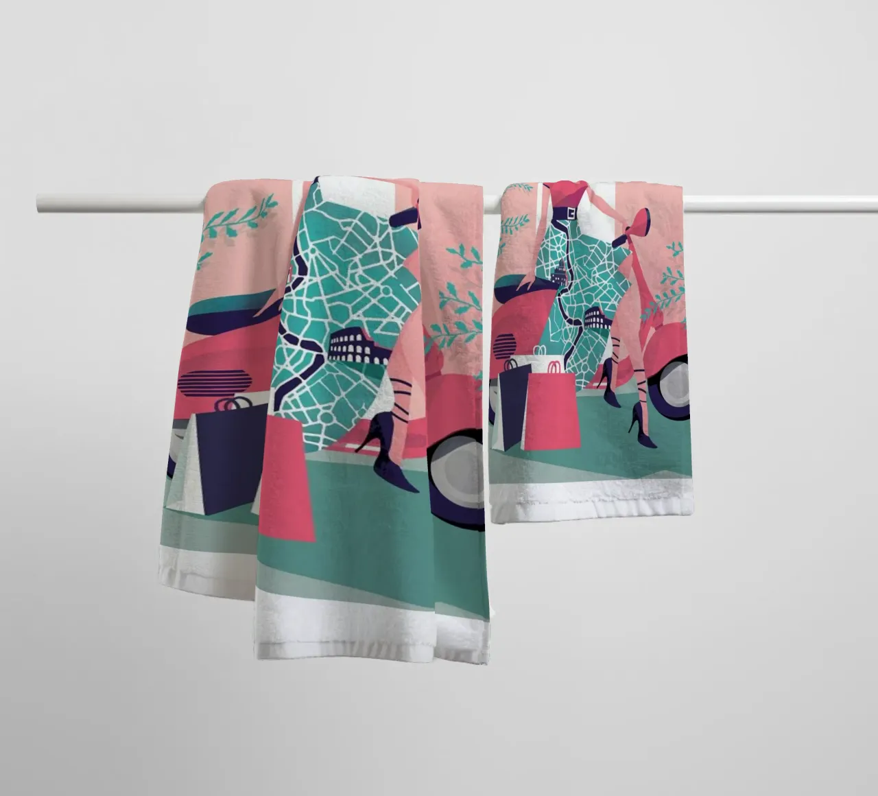 Rome towel by Pietari Posti