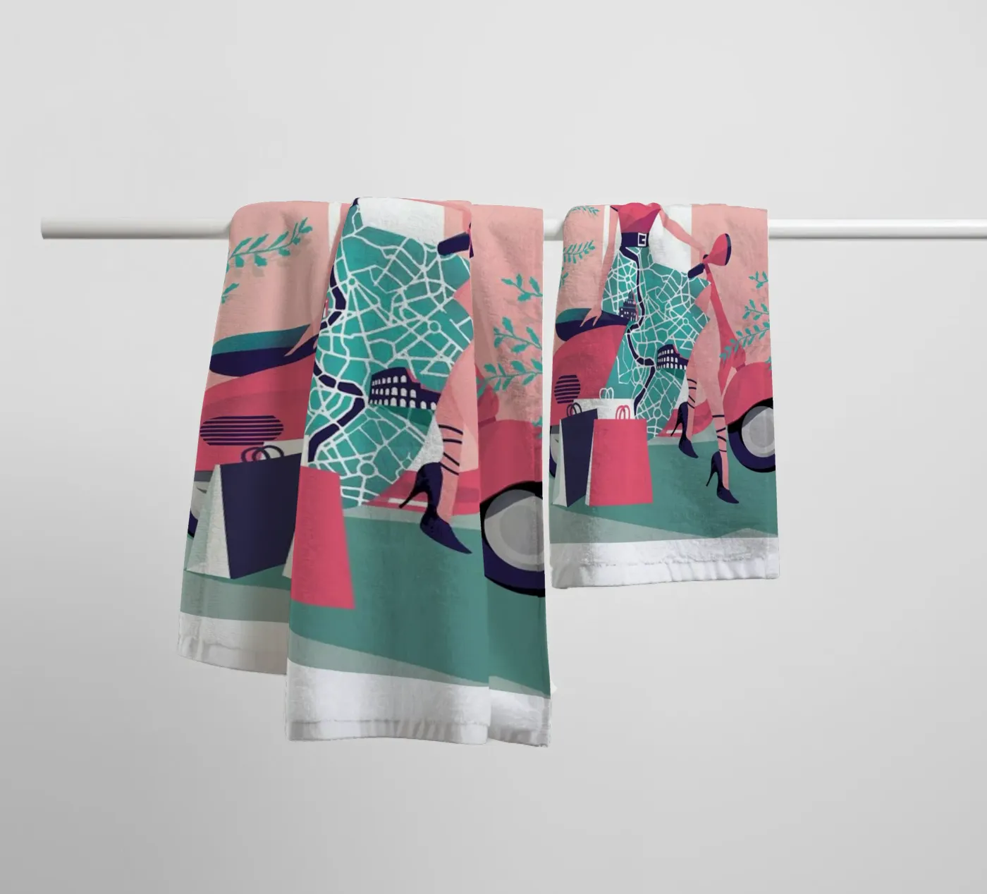 Rome towel by Pietari Posti