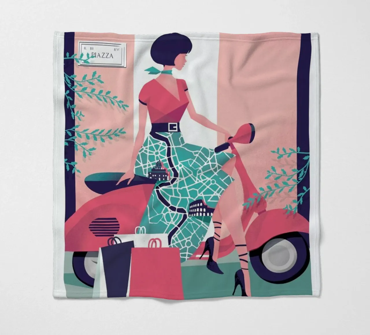 Rome fleecedeken van Pietari Posti