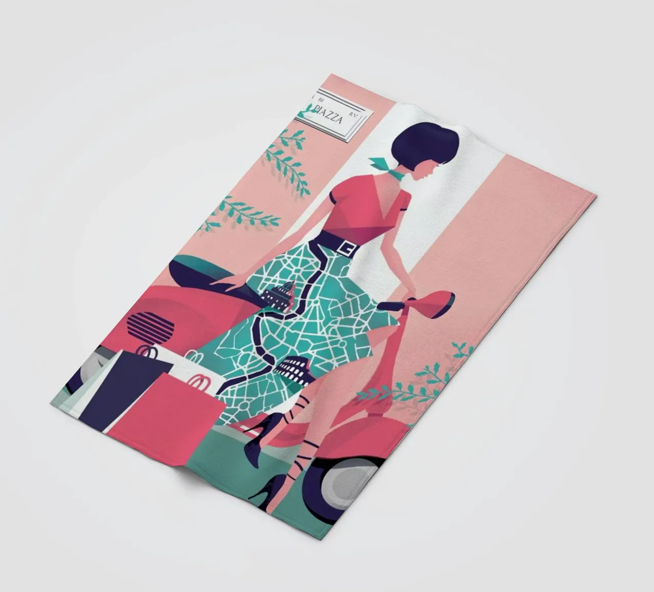 Rome fleecedeken van Pietari Posti