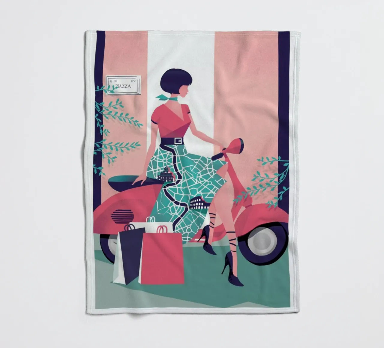 Rome fleecedeken van Pietari Posti