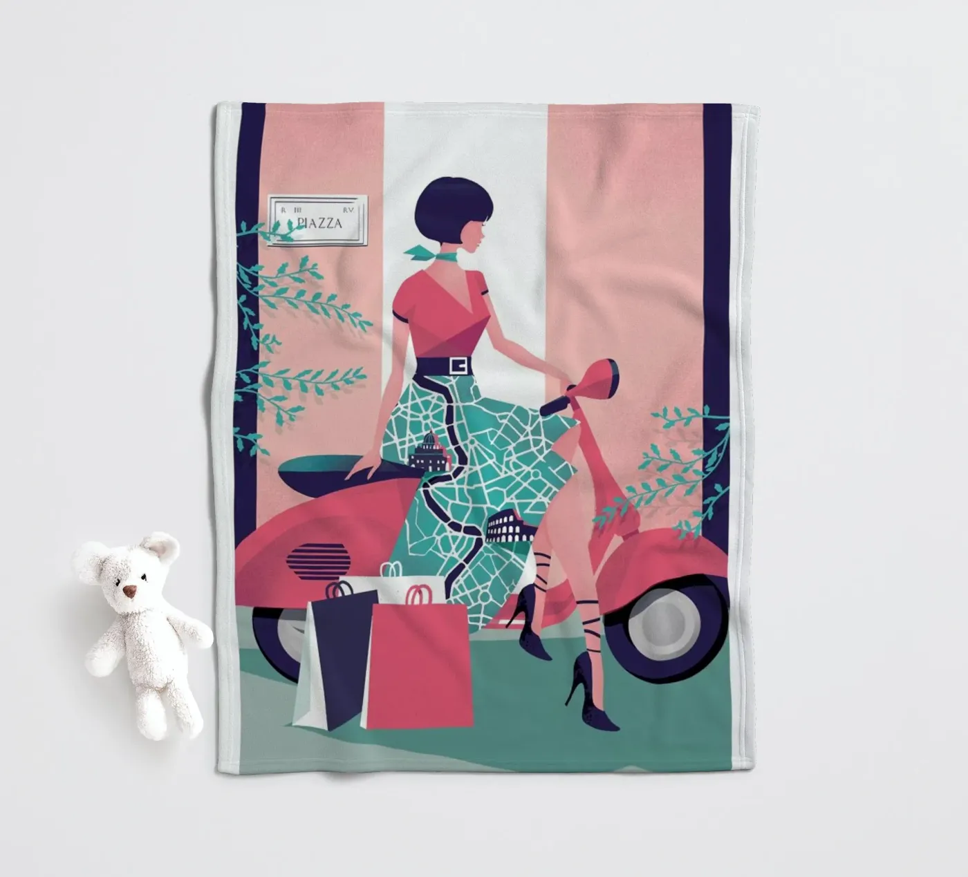 Rome coperta in pile da Pietari Posti