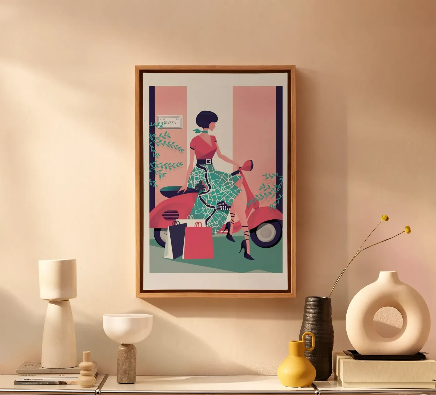 Rome canvas van Pietari Posti