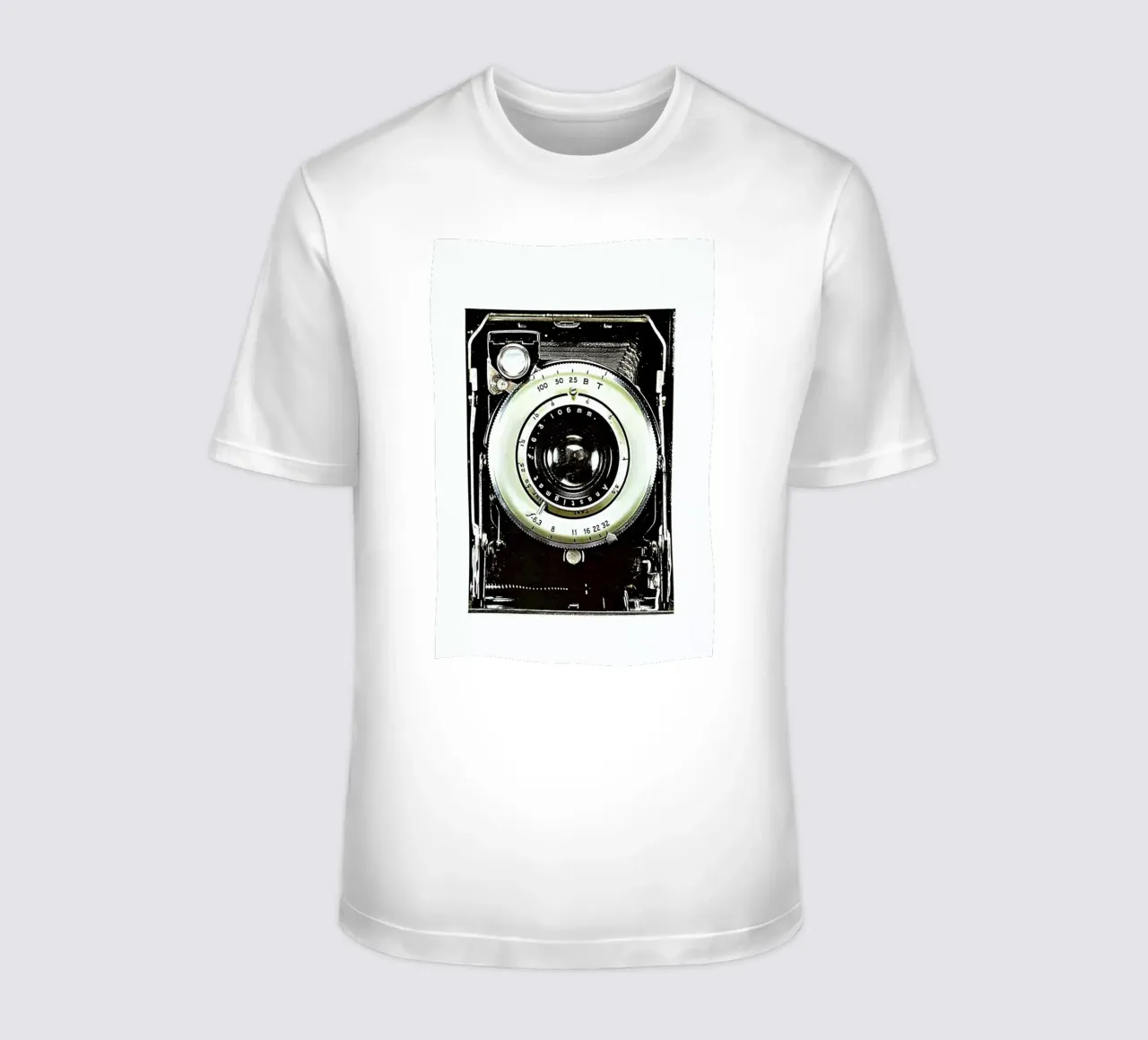Smile vintage camera t-shirt da Rococco LA