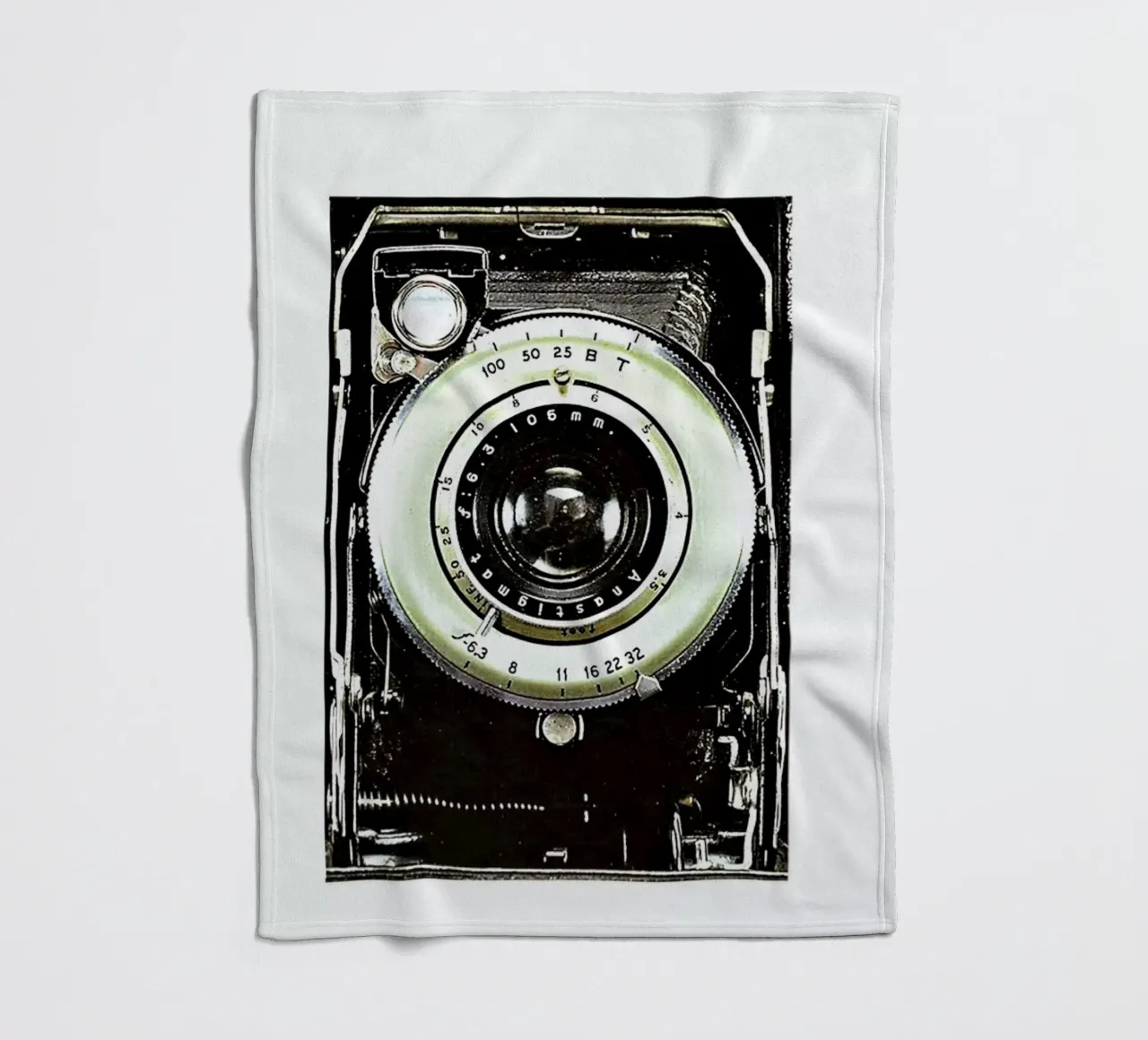 Smile vintage camera coperta in pile da Rococco LA