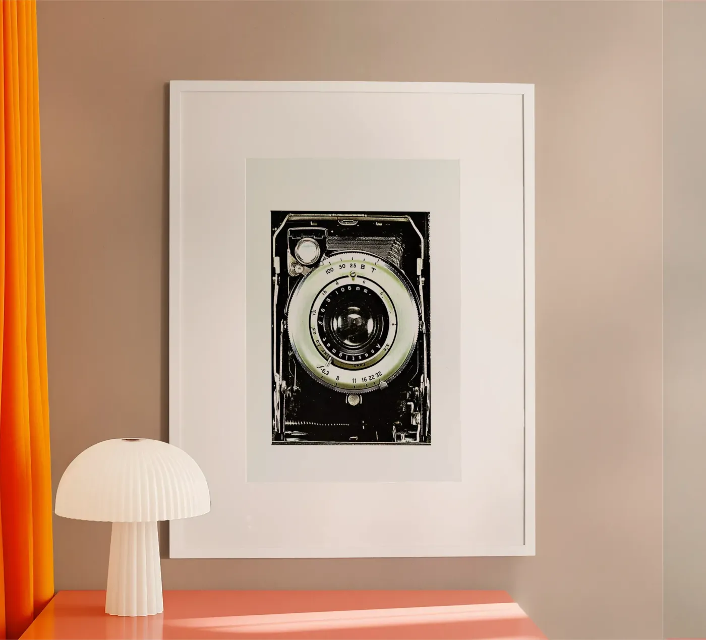 Smile vintage camera poster da Rococco LA