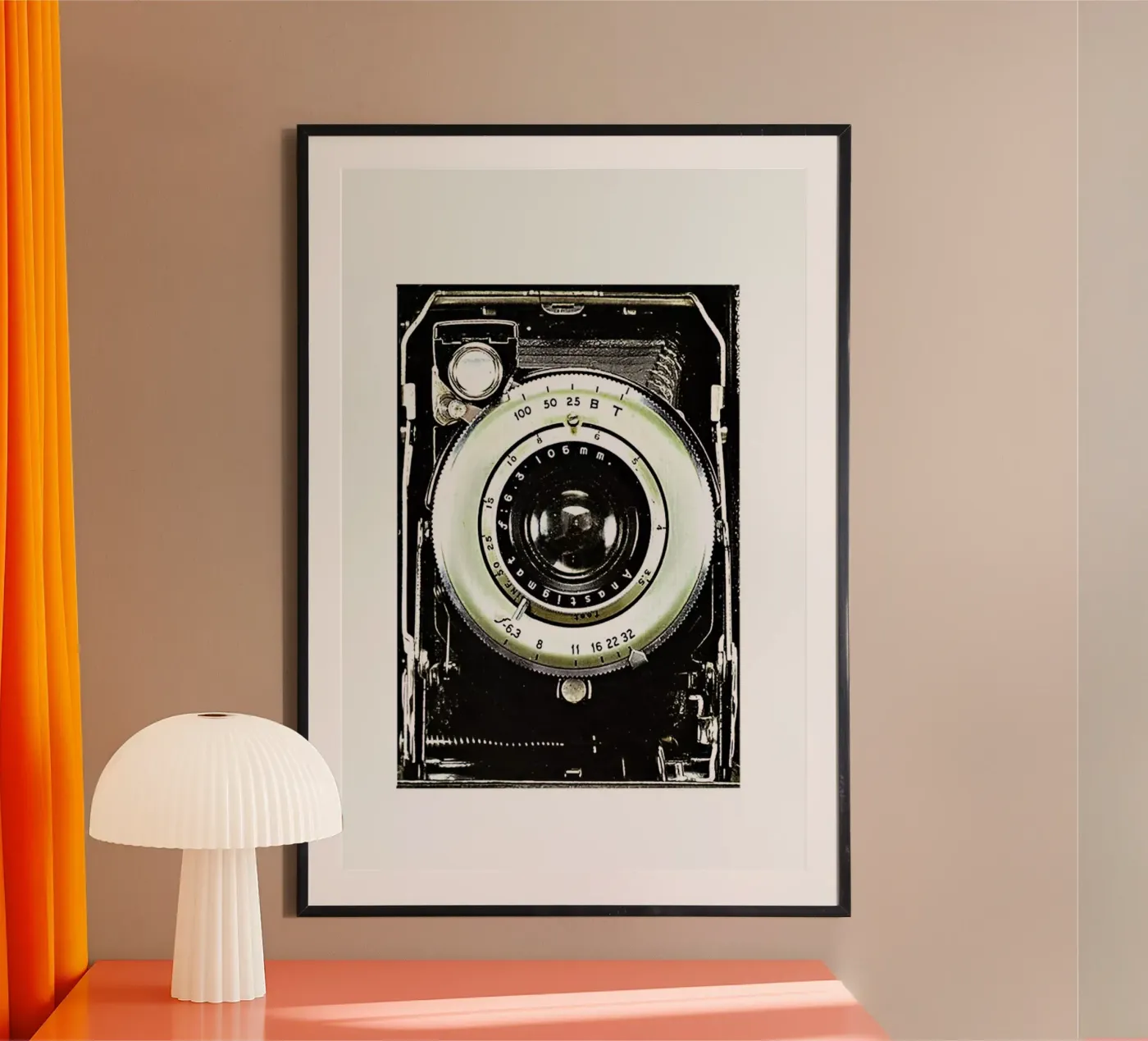 Smile vintage camera poster da Rococco LA