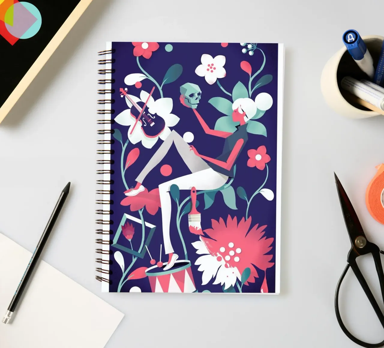 Creation spiral notebook by Pietari Posti