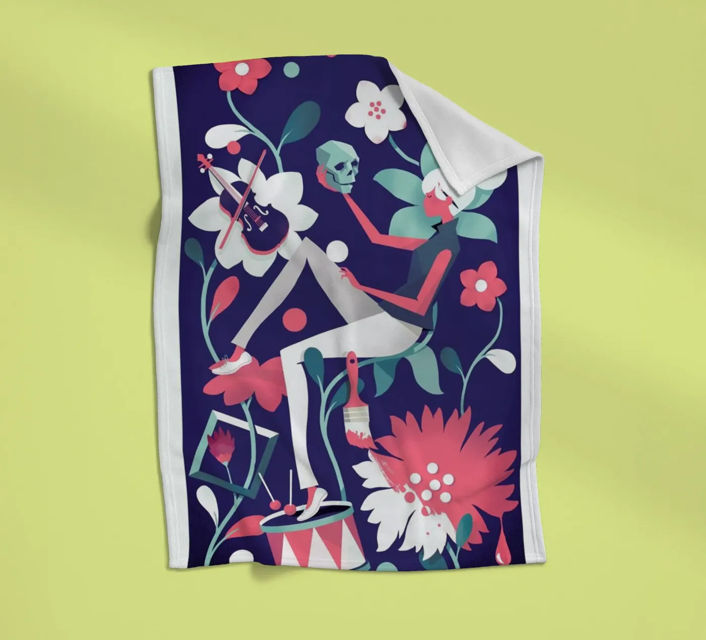 Creation fleece blanket by Pietari Posti