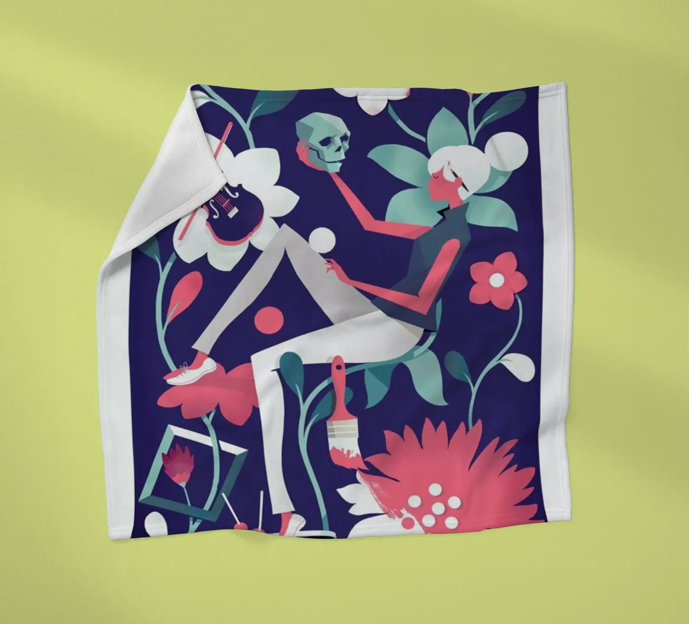 Creation fleece blanket by Pietari Posti