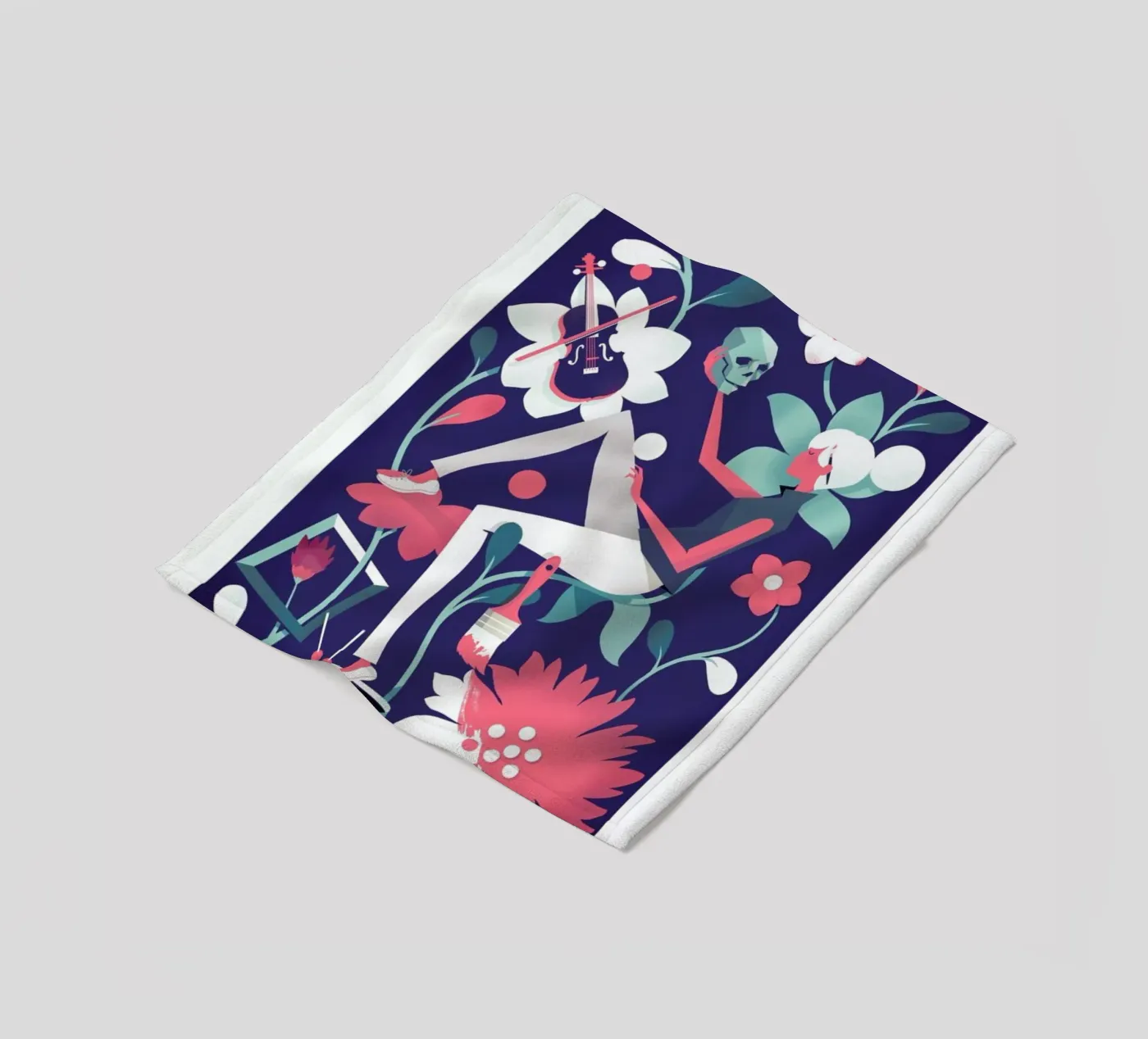 Creation fleece blanket by Pietari Posti