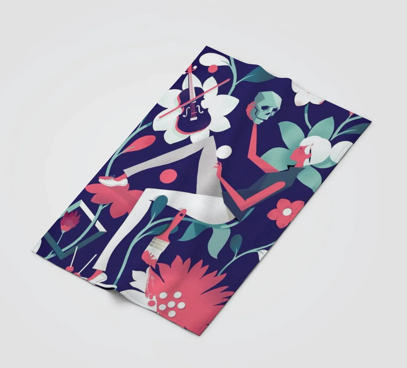 Creation fleece blanket by Pietari Posti