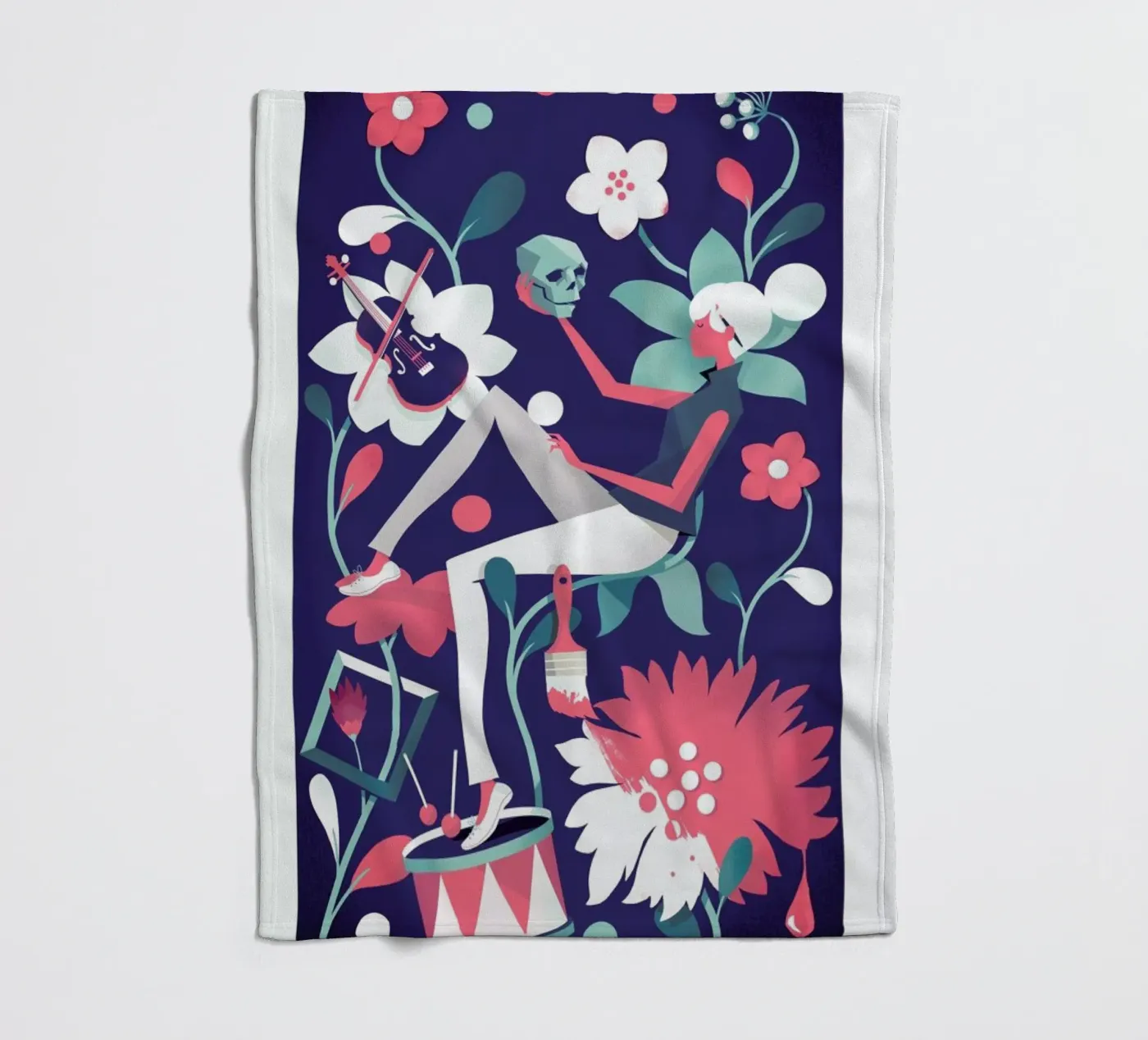 Creation fleece blanket by Pietari Posti