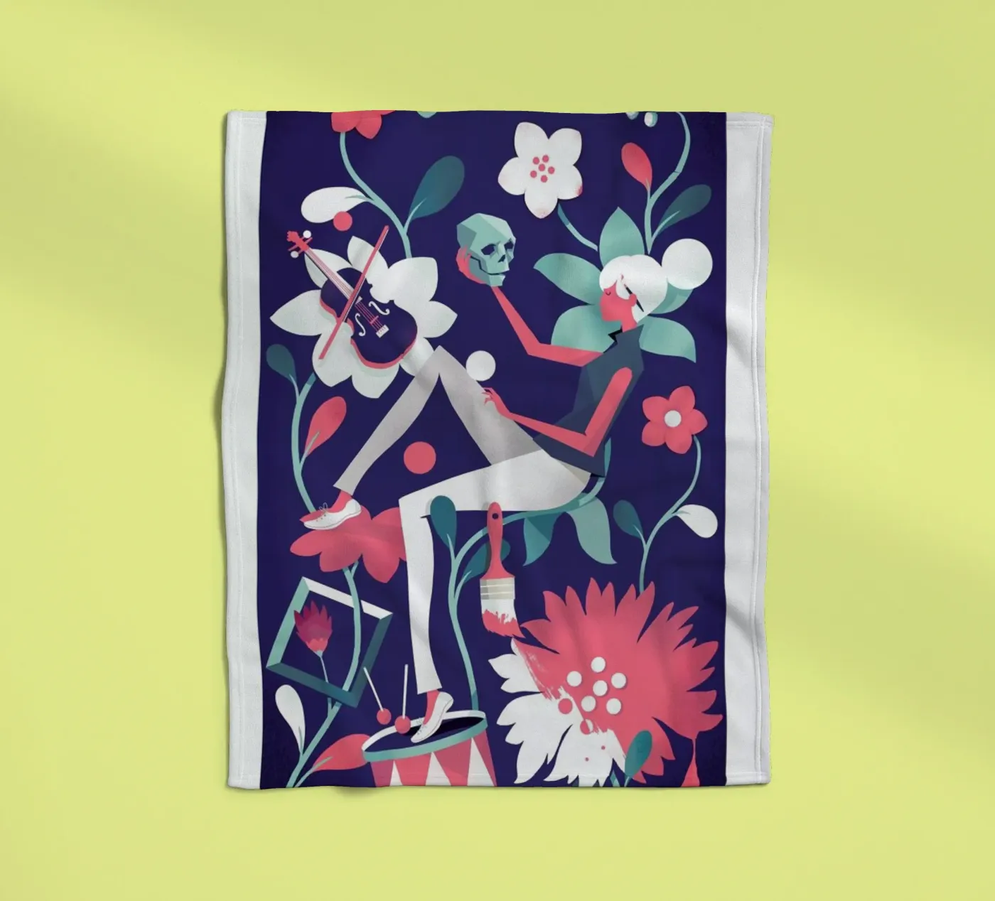 Creation fleece blanket by Pietari Posti