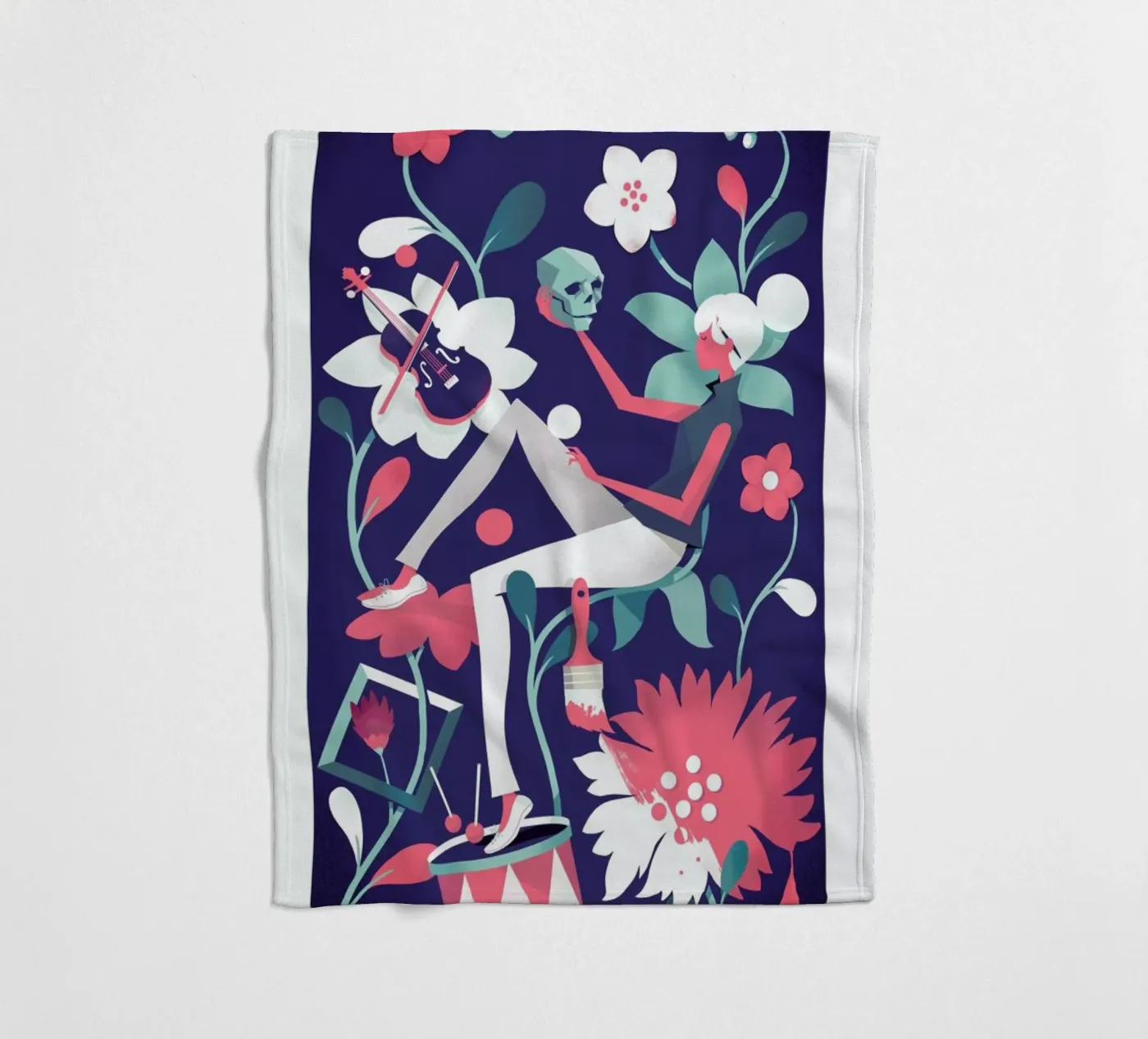Creation fleece blanket by Pietari Posti