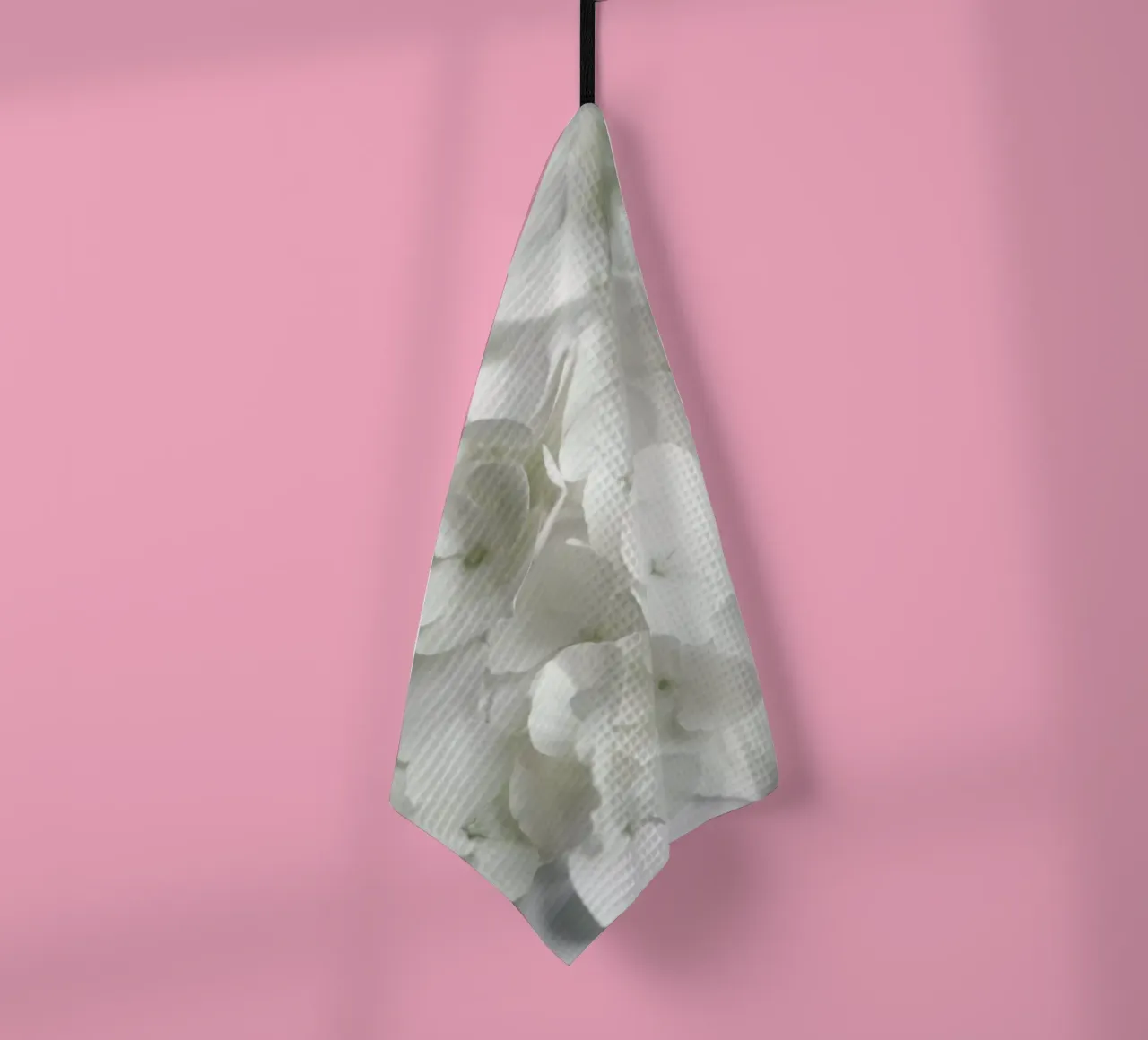 White Beauty tea towel by Studio Nahili