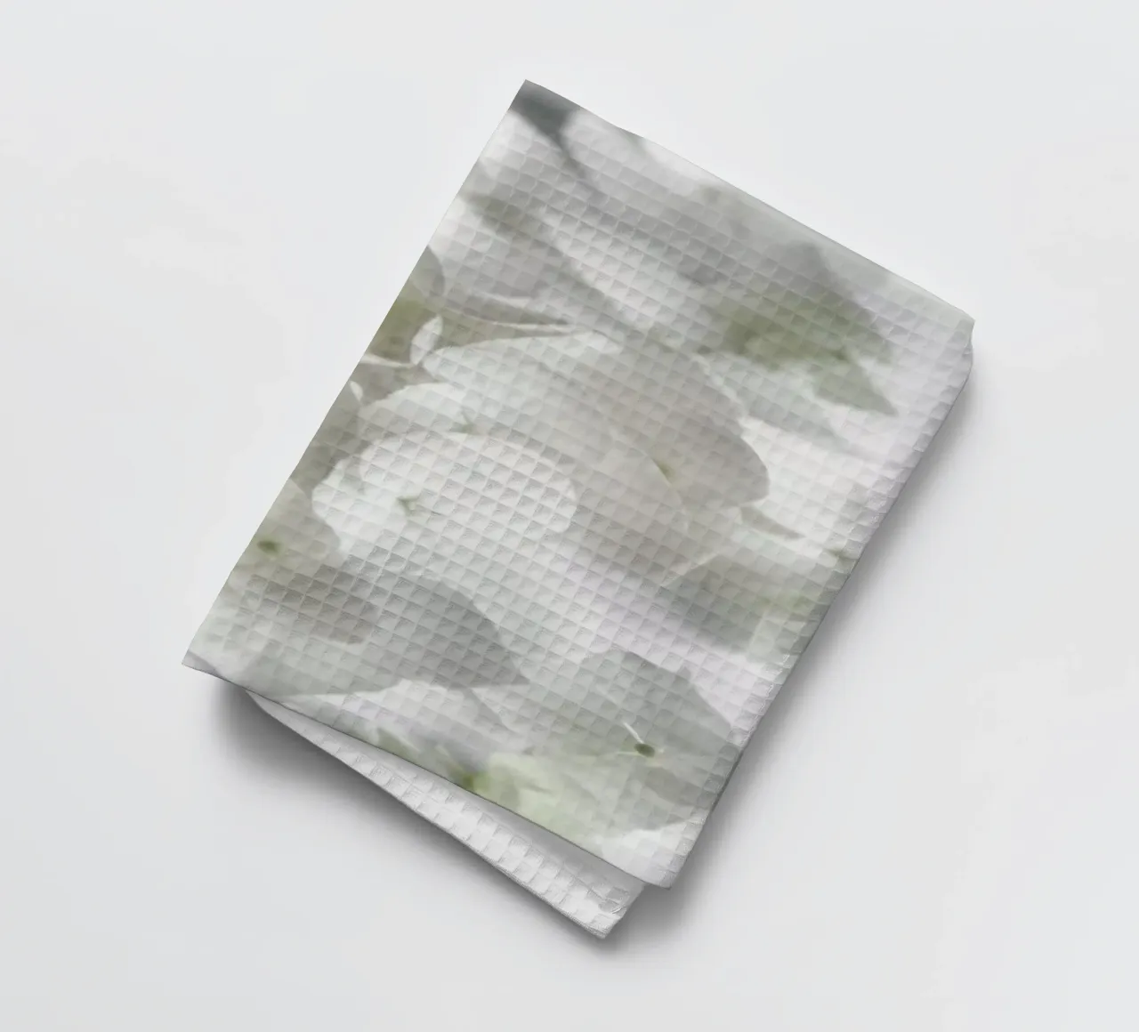 White Beauty tea towel by Studio Nahili