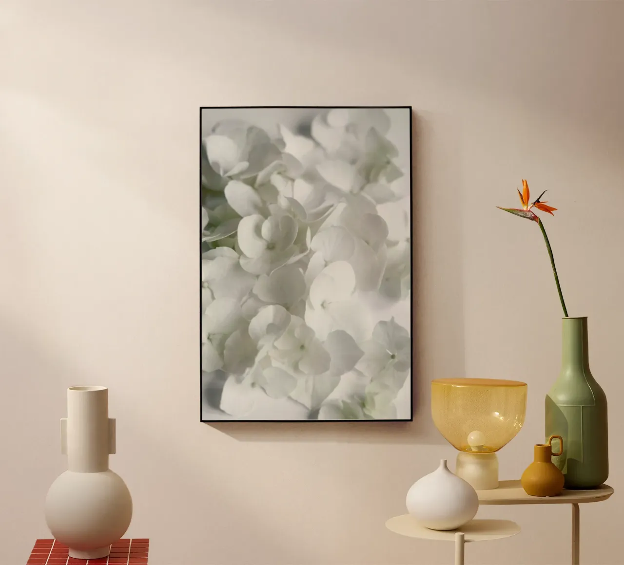 White Beauty acrylic glass by Studio Nahili