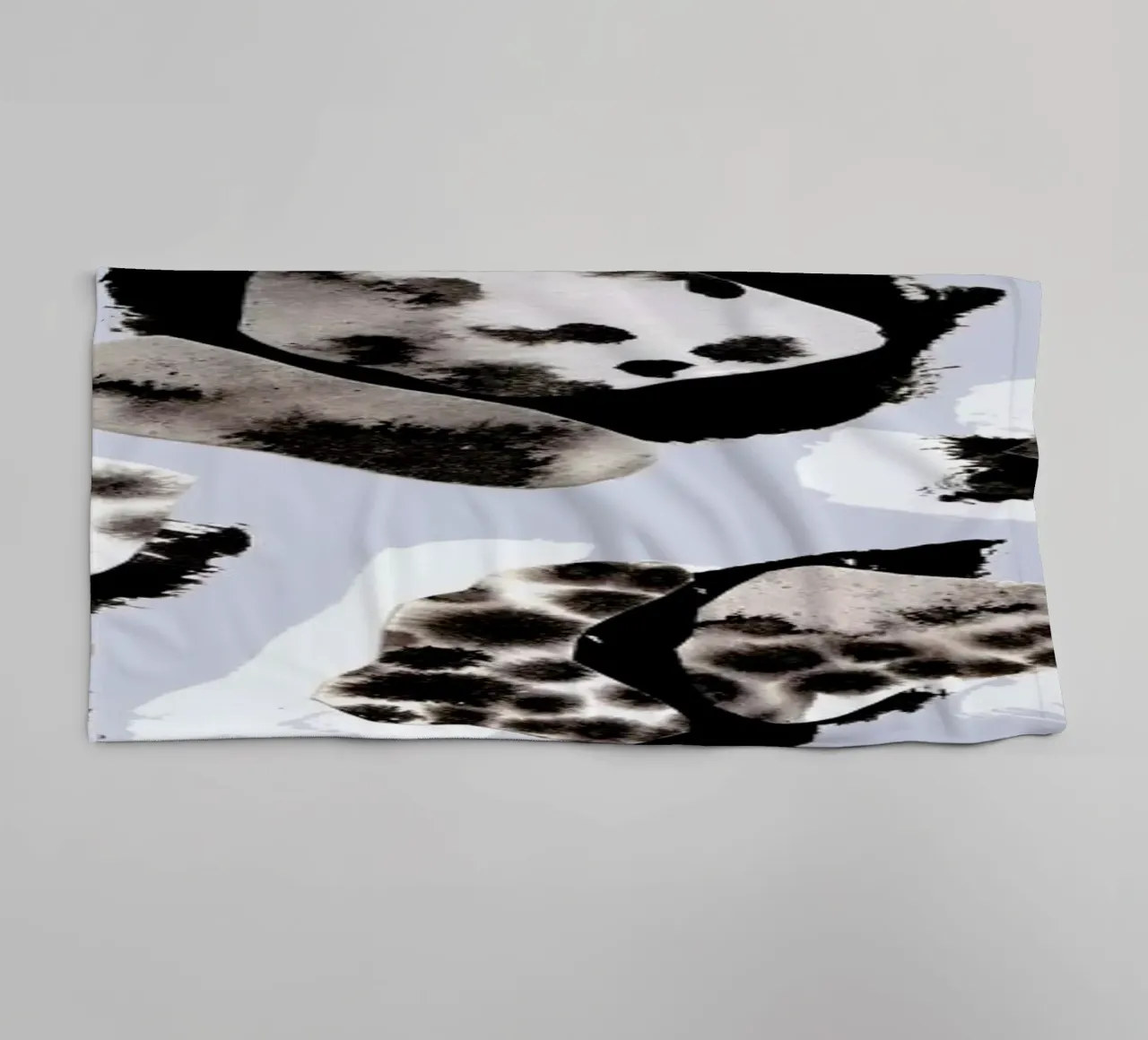 Stones Ink I towel by Farina Kuklinski