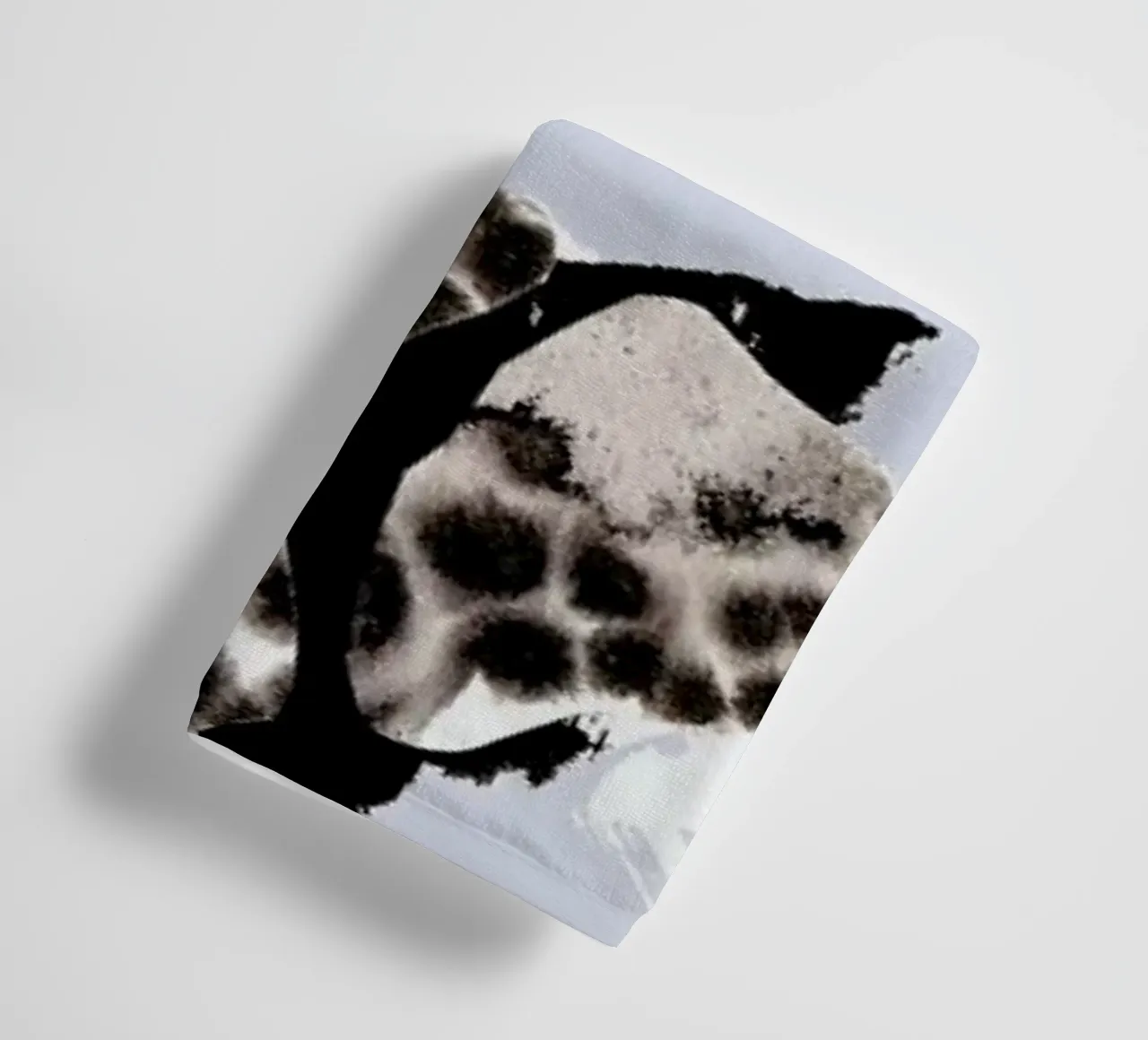 Stones Ink I towel by Farina Kuklinski