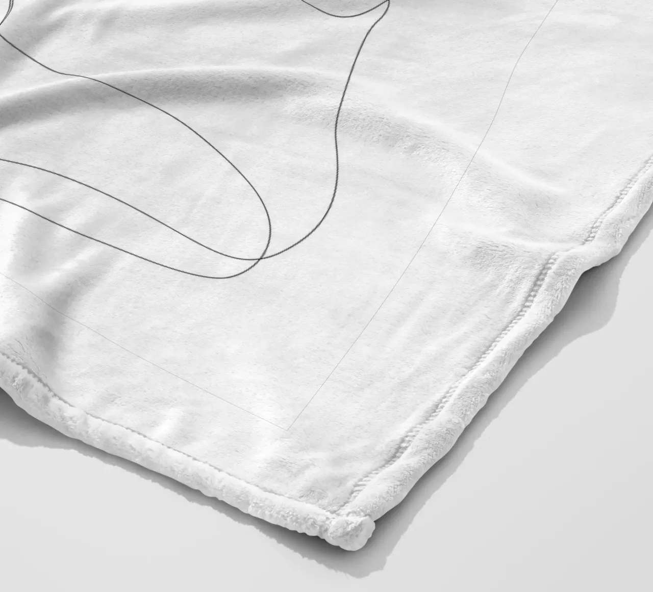 Isolamento - una linea nuda coperta in pile da Addillum