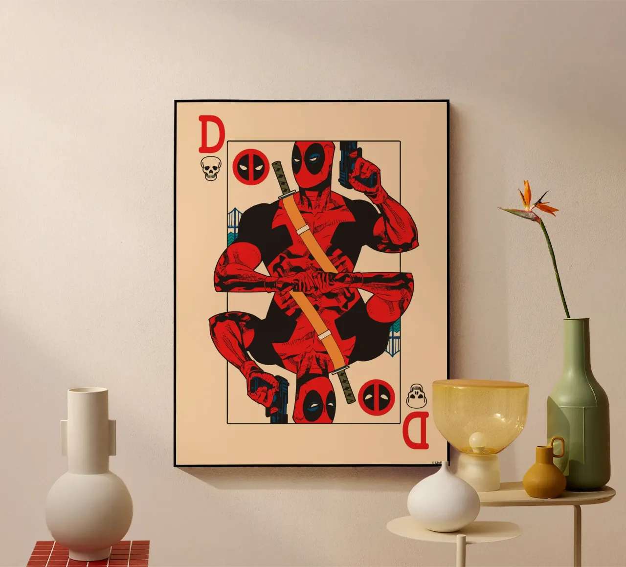 Deadpool – König des Chaos plexiglass da MARVEL Designs by JUNIQE
