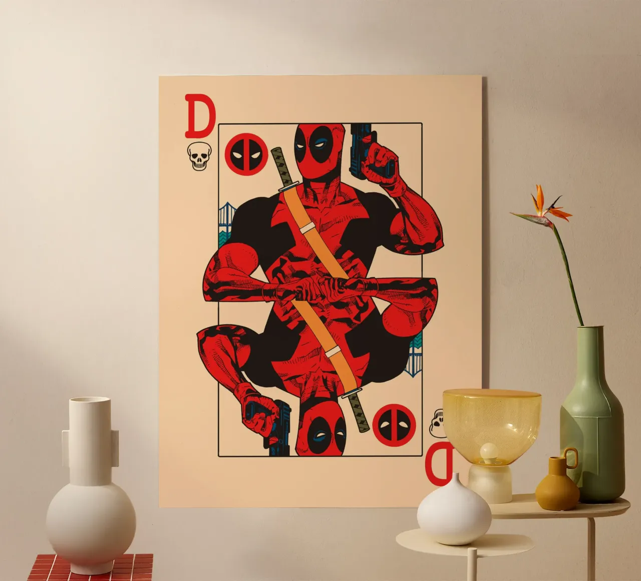 Deadpool – König des Chaos plexiglass da MARVEL Designs by JUNIQE
