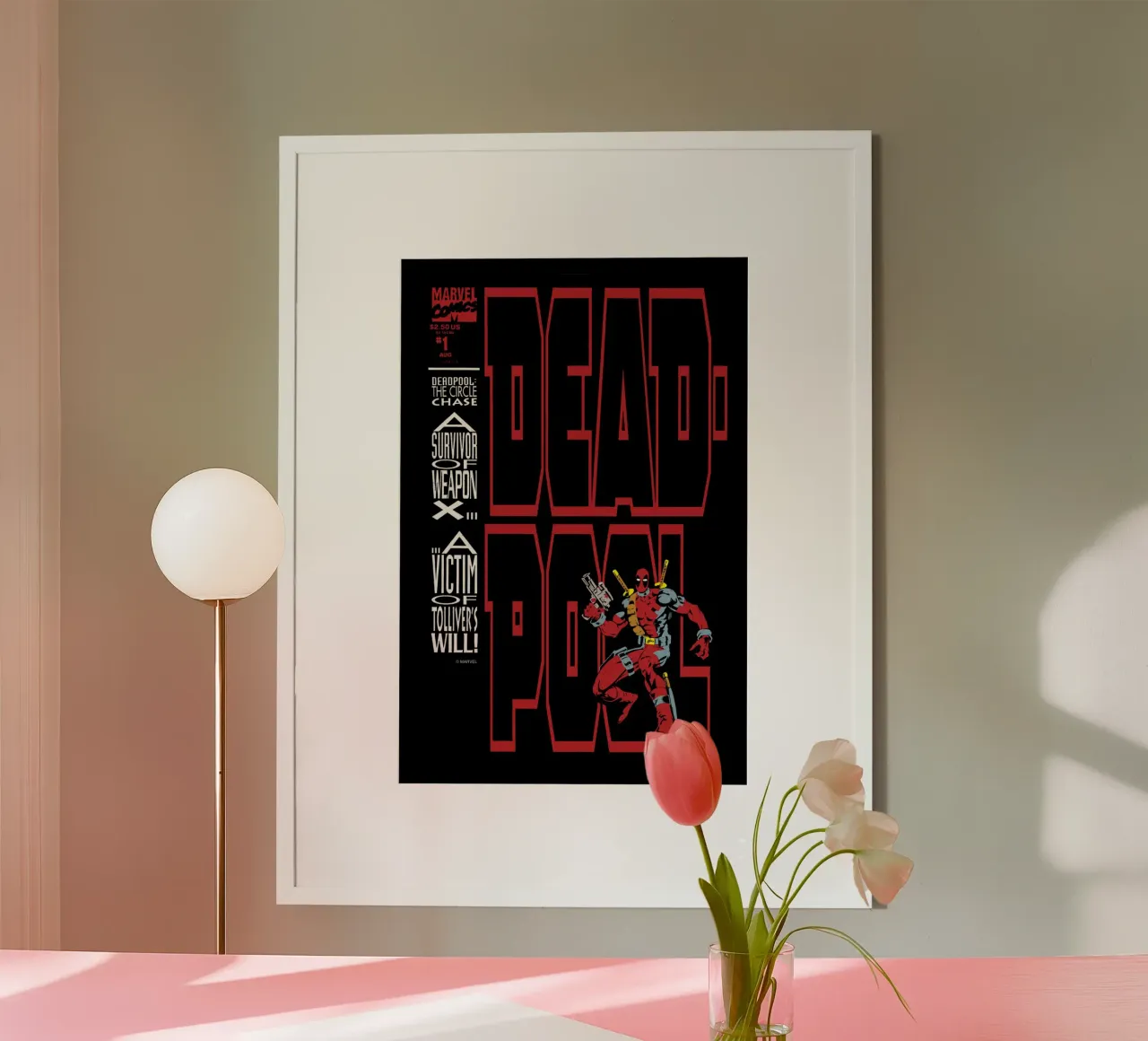Deadpool #1: The Circle Chase hahnemühle van MARVEL Designs by JUNIQE