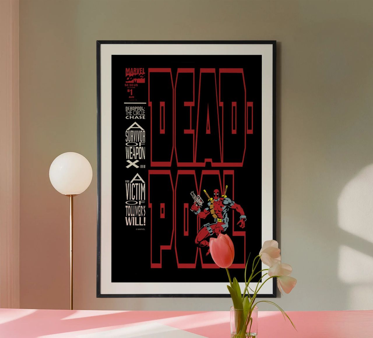 Deadpool #1: The Circle Chase carta hahnemühle da MARVEL Designs by JUNIQE