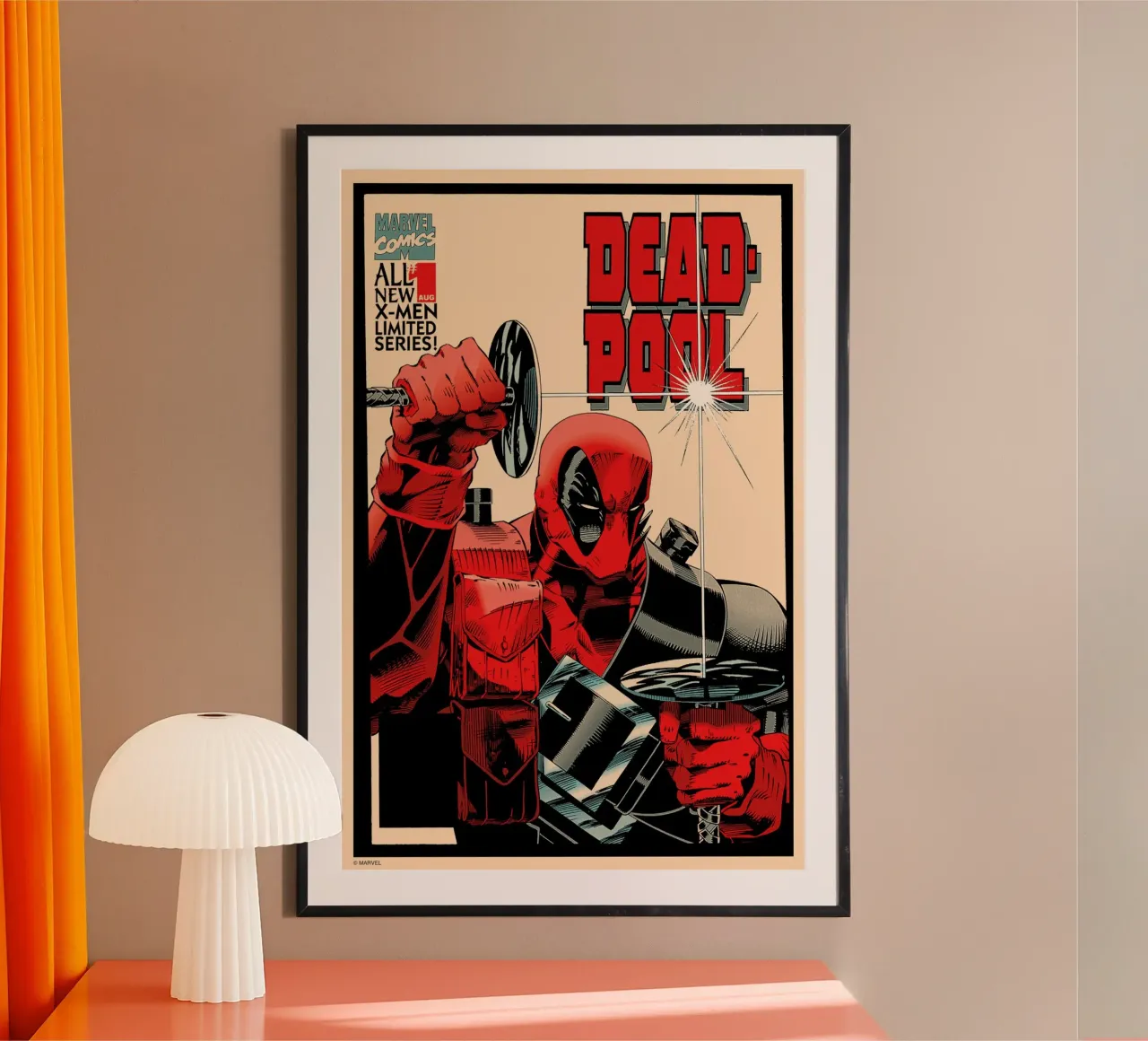 Deadpool – Meister der Klinge & Chaos carta hahnemühle da MARVEL Designs by JUNIQE