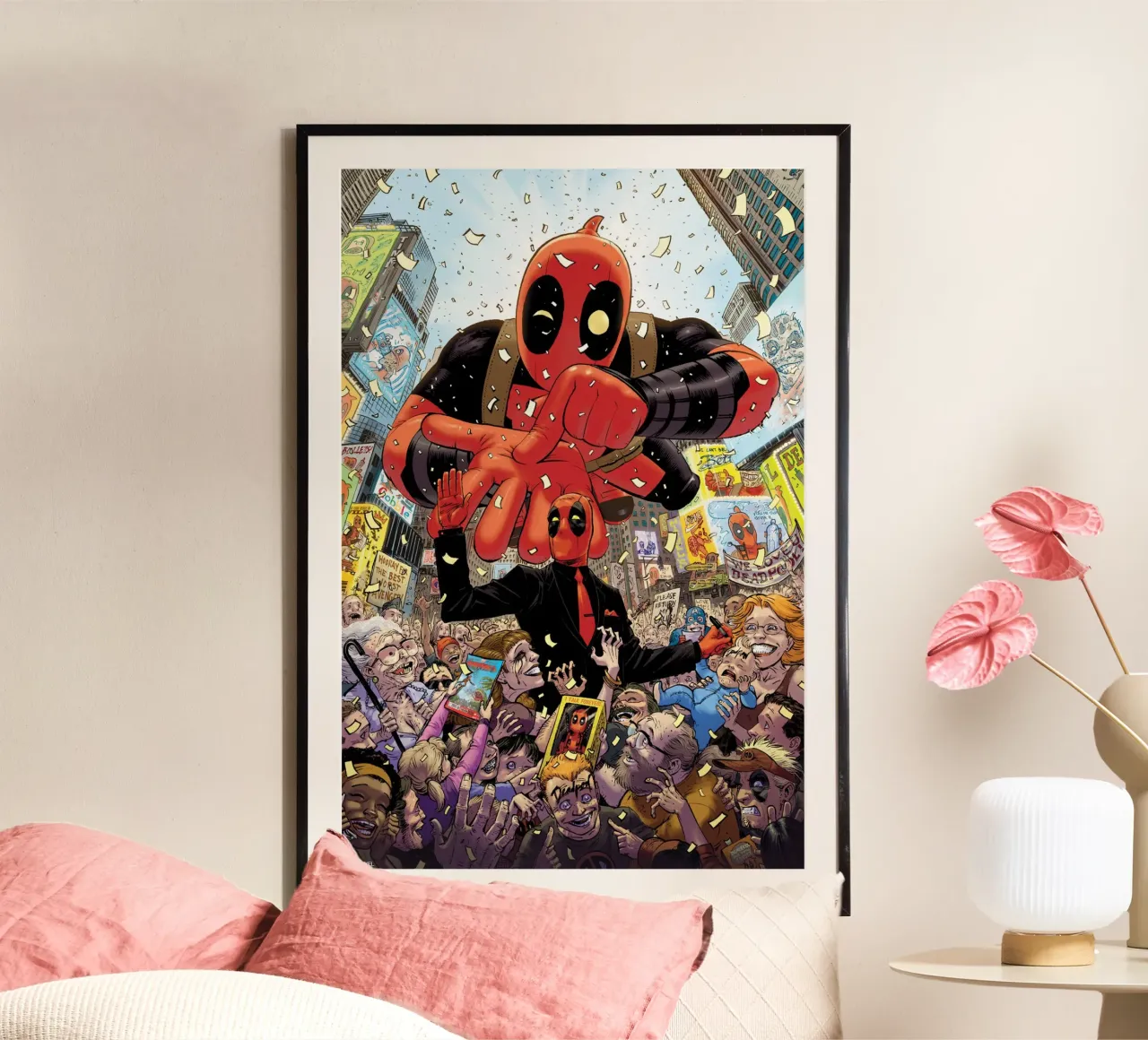 Deadpool – König der Massen carta hahnemühle da MARVEL Designs by JUNIQE