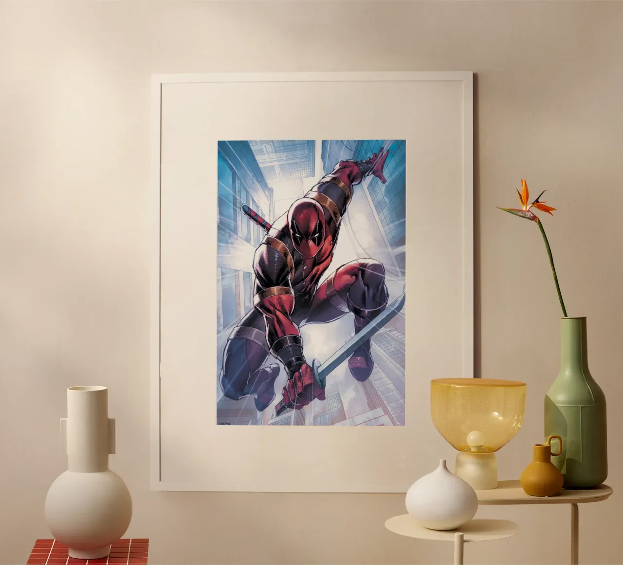 Deadpool - Auf der Jagd hahnemühle de MARVEL Designs by JUNIQE